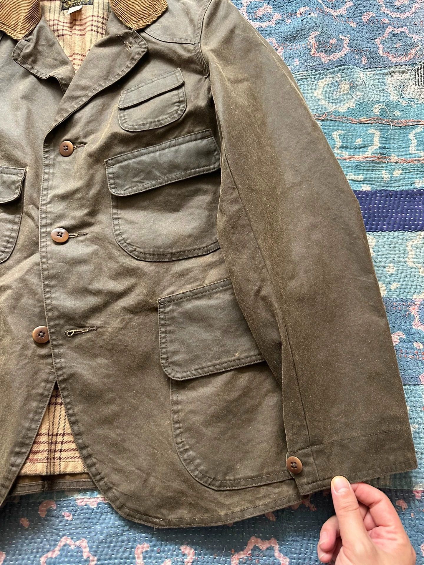RRL Ralph Lauren rrl waxed corduroy panel jacket Size US M / EU 48-50 / 2 - 6 Thumbnail