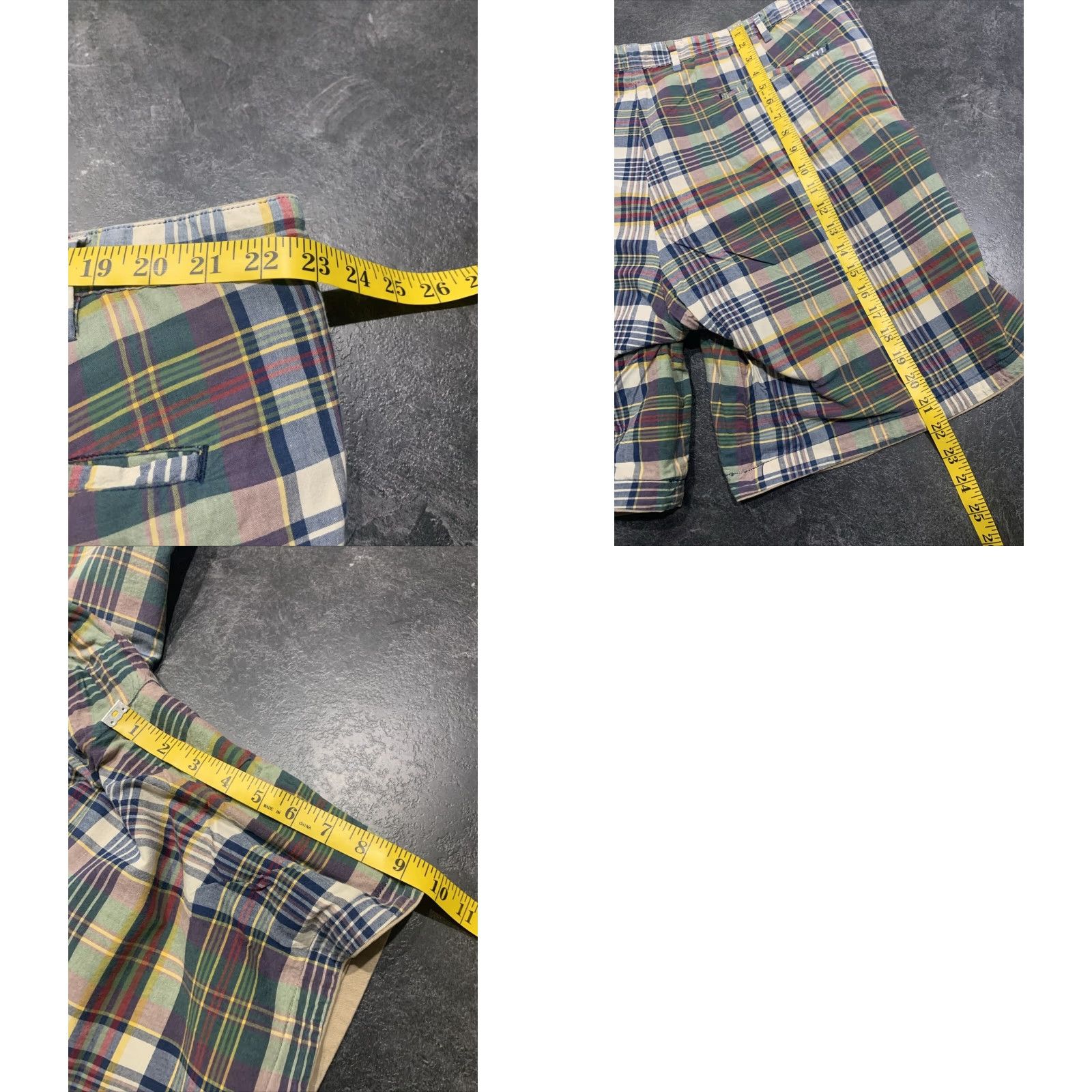 Polo Ralph Lauren VINTAGE Polo Ralph Lauren Reversible Shorts Men 46 Big & Tall Chino Outdoor Plaid Khaki Size US XXL / EU 58 / 5 - 8 Thumbnail
