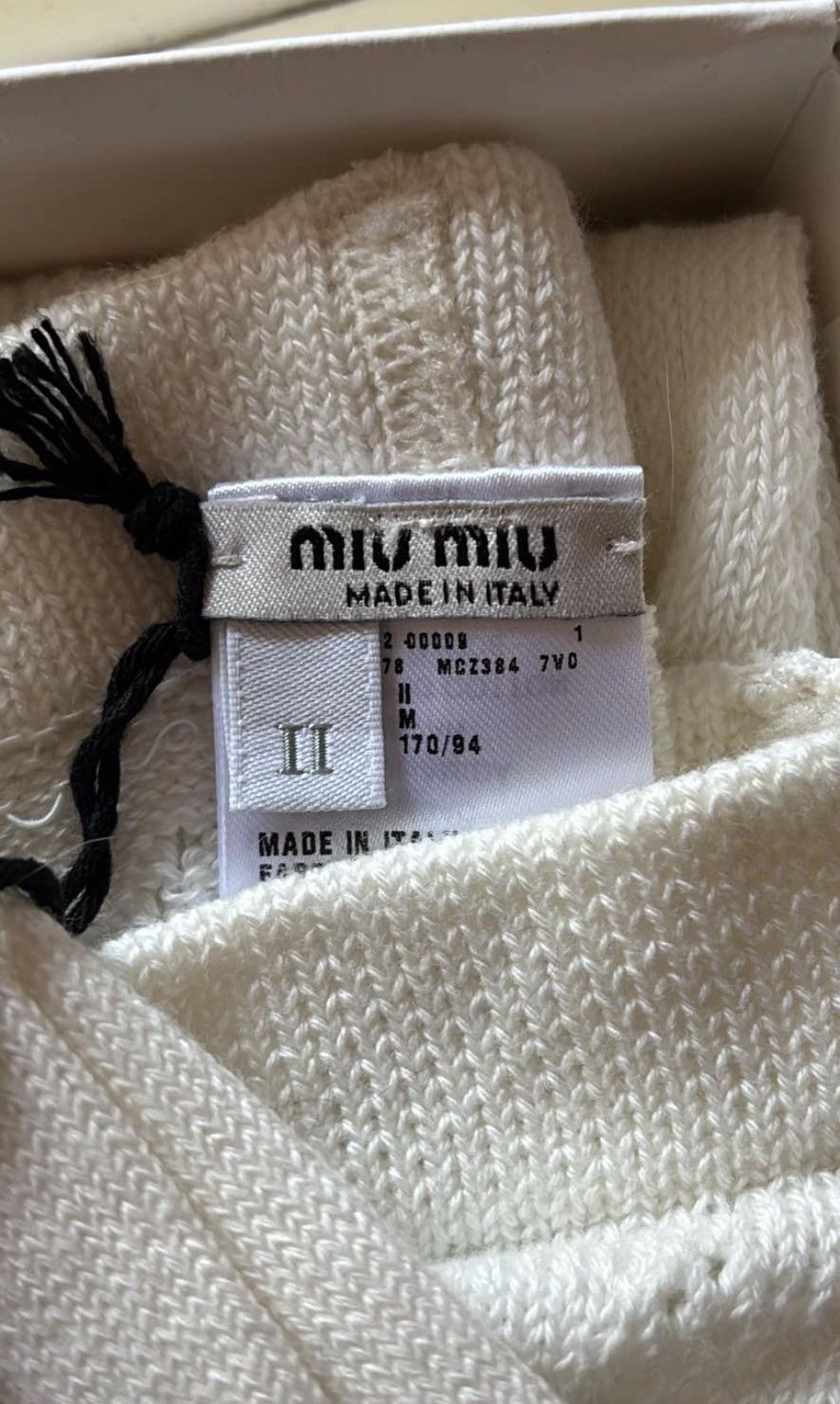 Miu Miu Miu Miu Knit Tights Size 26" / US 2 / IT 38 - 6 Thumbnail
