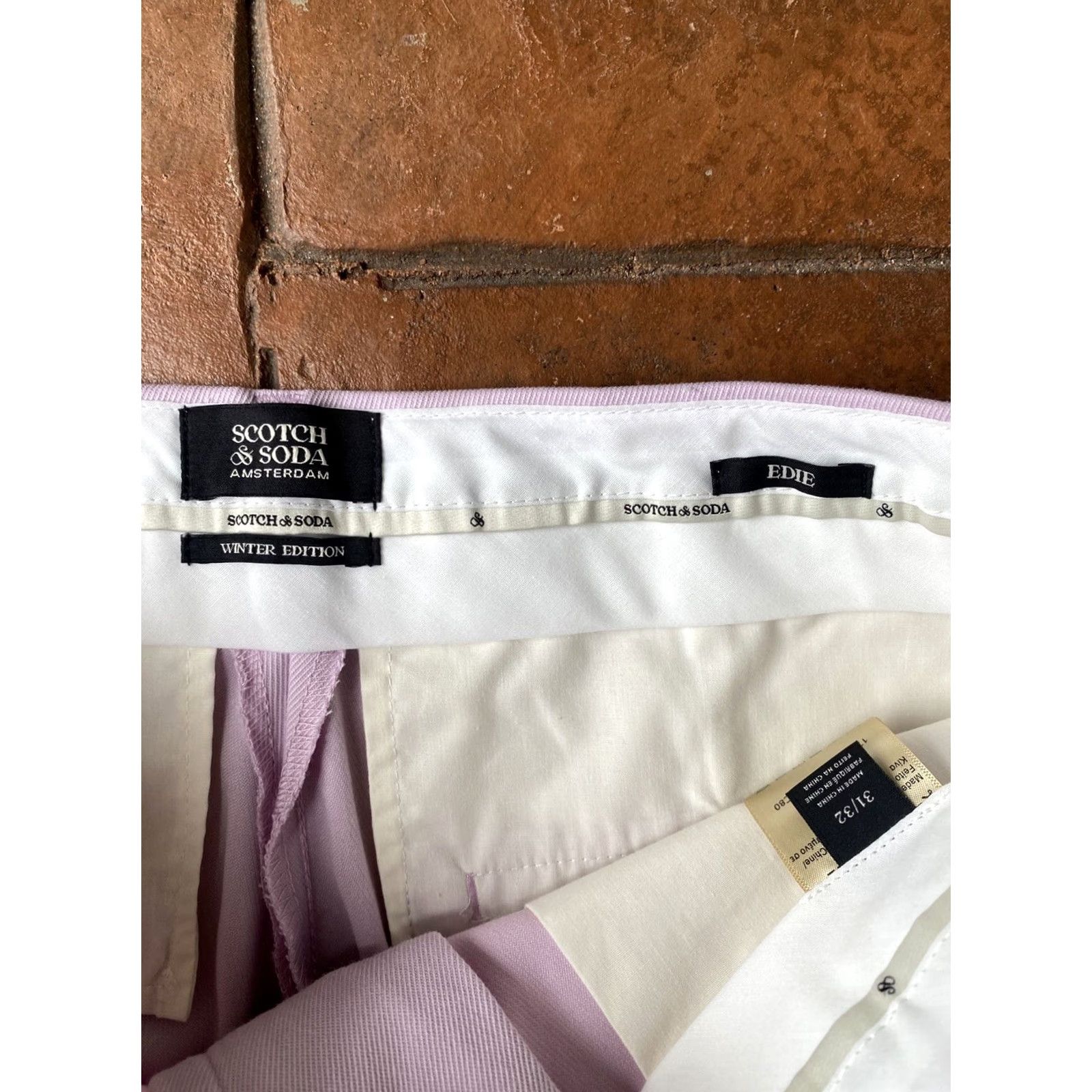 Scotch & Soda VINTAGE Scotch & Soda Amsterdam Winter Edition Edie Pants 31/32 Purple Women Pants Winter 90s Merch Mens? Size 30" / US 8 / IT 44 - 2 Thumbnail