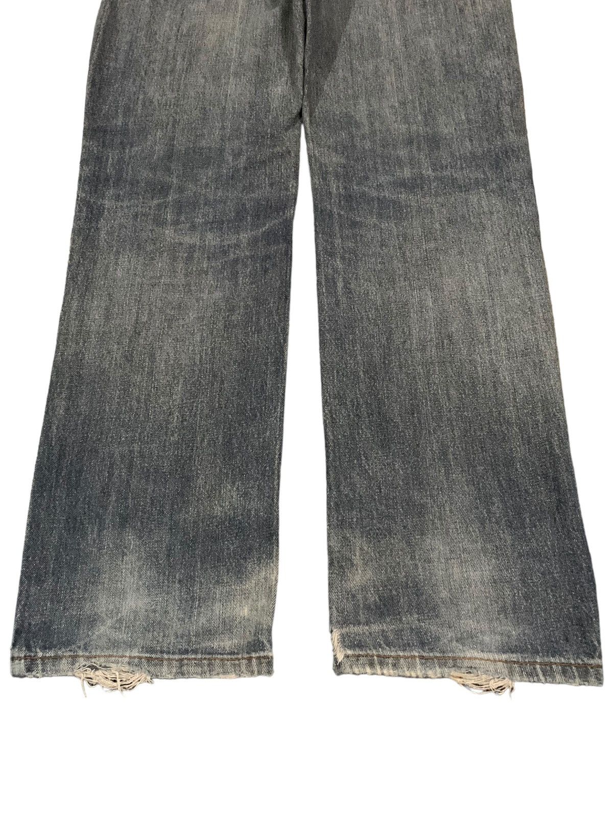 KURO Vintage Kuroto Faded Wash Distressed Grunge Jeans Size US 32 / EU 48 - 14 Thumbnail