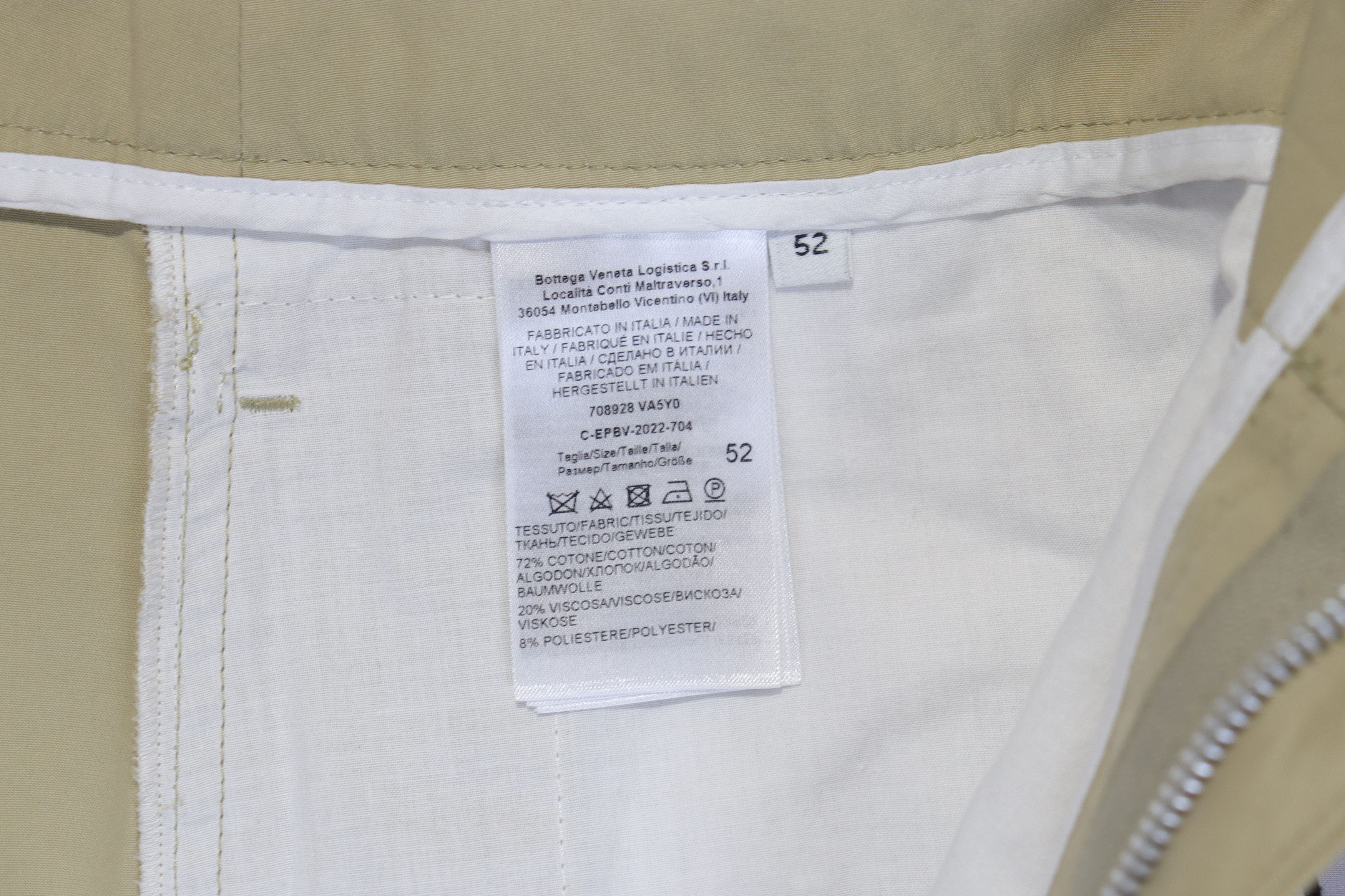 Bottega Veneta o1rshd11223 Adjust Back Stretch Pant in Beige / Travertine Size US 36 / EU 52 - 13 Thumbnail