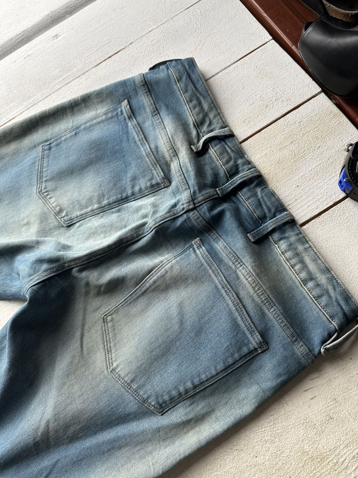 G-Star 🚨VNTG G STAR RAW BLUE FADED RARE AVANT GARDE JEANS Y2K Size 28" / US 6 / IT 42 - 10 Thumbnail