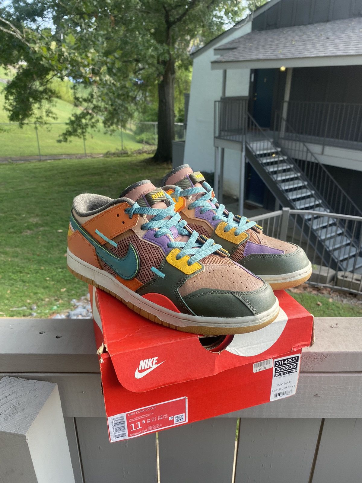Jordan Brand Nike Dunk “Scrap” Lows Size US 11.5 / EU 44-45 - 1 Thumbnail