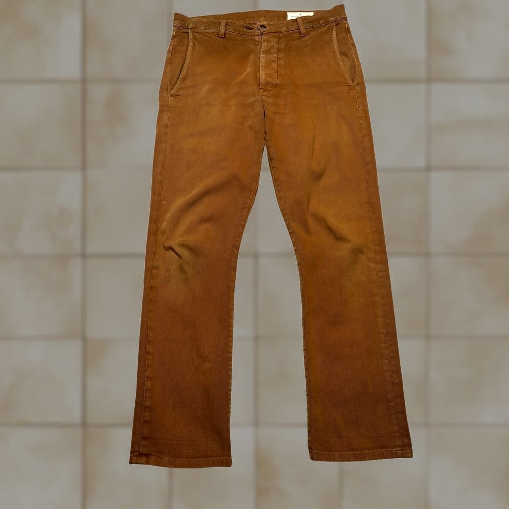 Imogene + Willie VINTAGE Imogene and Willie Archive Olivia Pants Womens 30x28.5 Button Fly Brown Chino Preowned Size 30" / US 8 / IT 44 - 1 Thumbnail