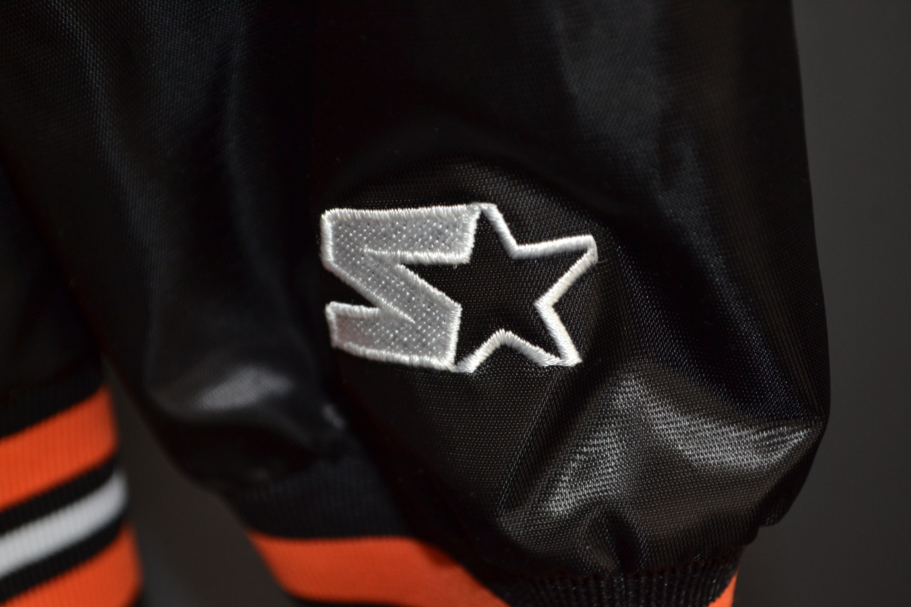 Starter Cincinnati Bengals Starter Jacket XL Rare Black Orange Size US XL / EU 56 / 4 - 3 Thumbnail