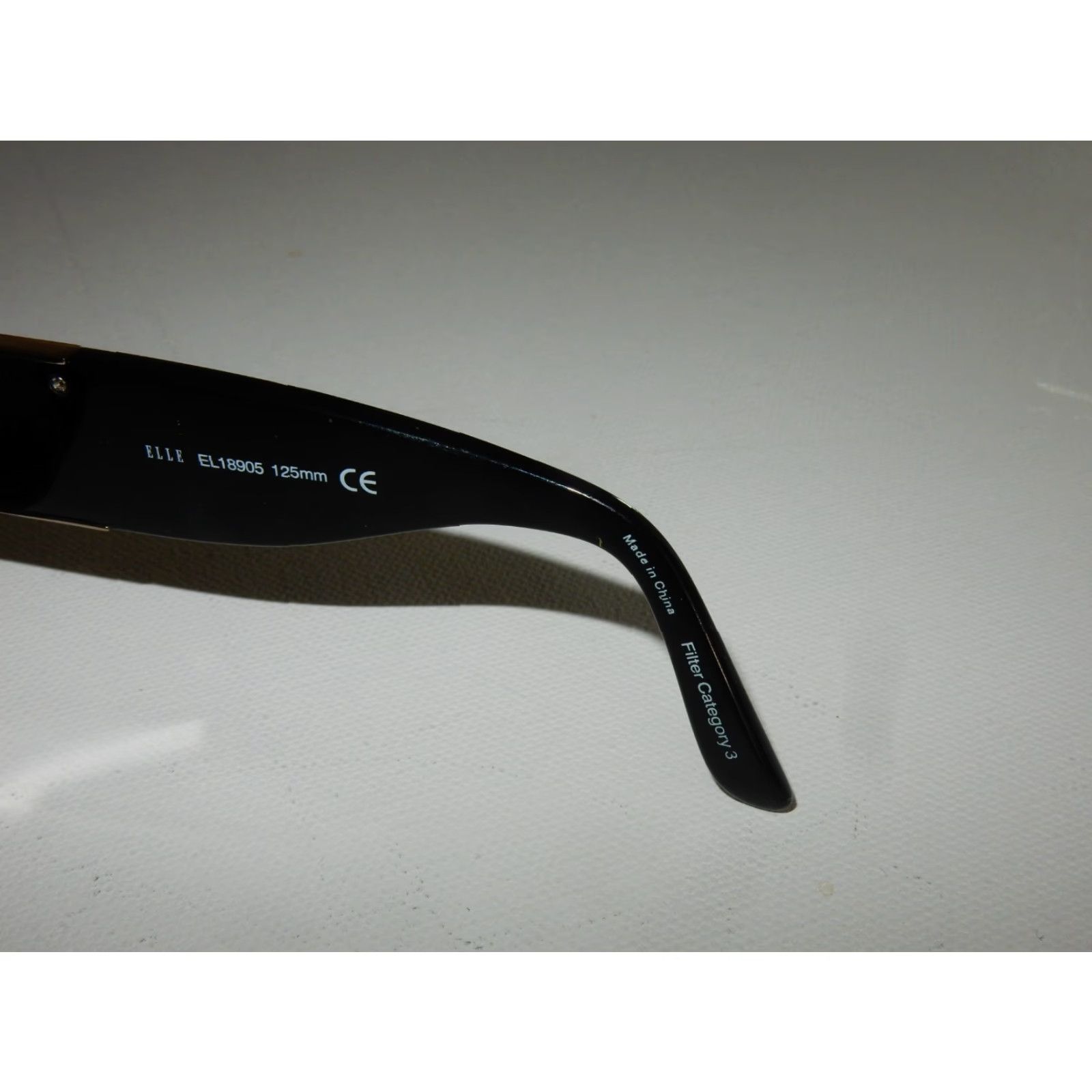 Vintage VINTAGE ELLE Sunglasses Frames Only Women Black 59mm Glasses Accessories Size ONE SIZE - 4 Thumbnail