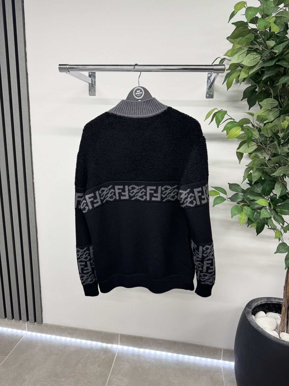 Fendi Fendi Karligraphy Monogrammed Sweatshirt In Black RRP £905 Size US M / EU 48-50 / 2 - 2 Thumbnail