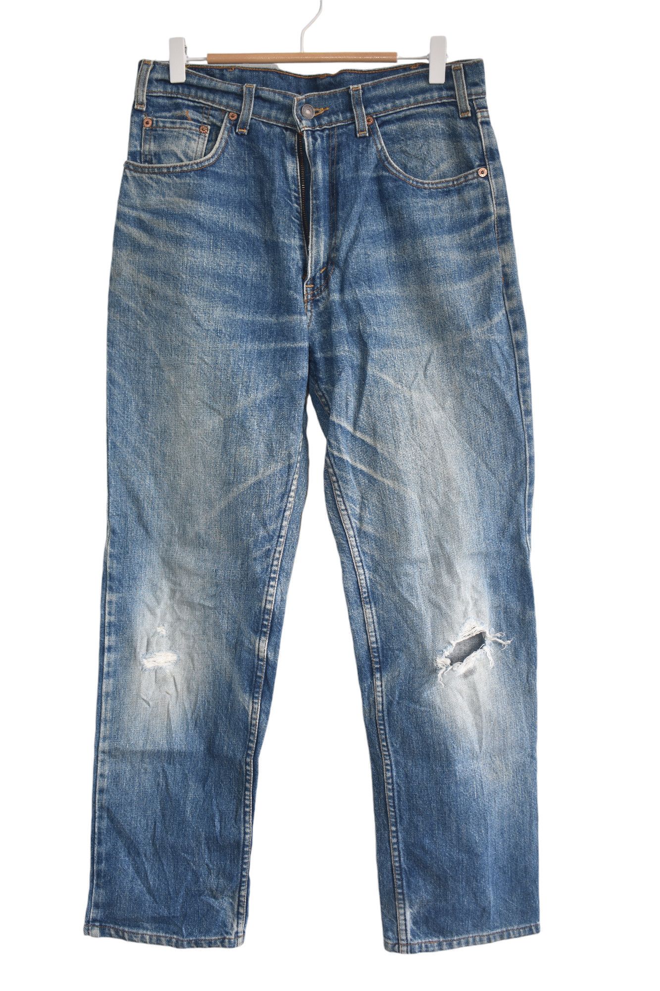 Levi's × Vintage Rare 🔥 Vintage Levis 503 Distress Jeans W30 Size US 30 / EU 46 - 1 Thumbnail