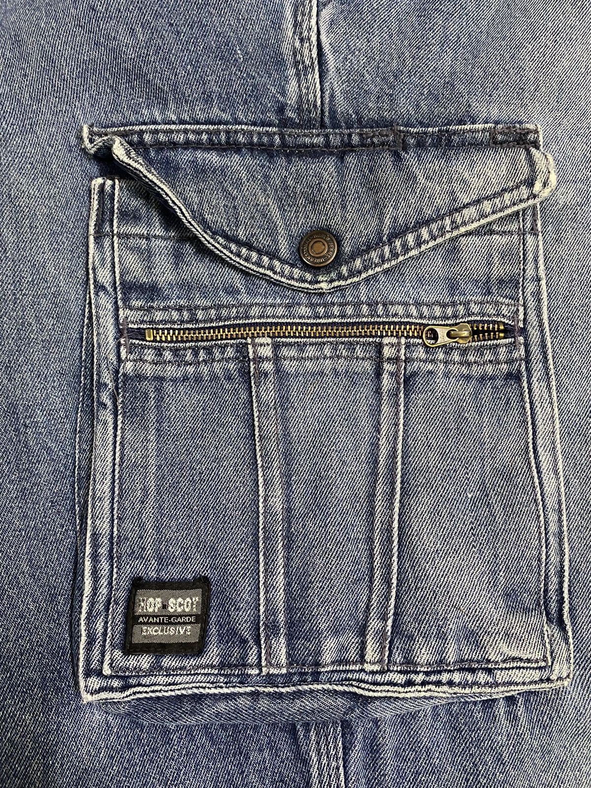 Hope Vintage Avant Garde Faded Wash Cargo Jeans Size US 34 / EU 50 - 10 Thumbnail