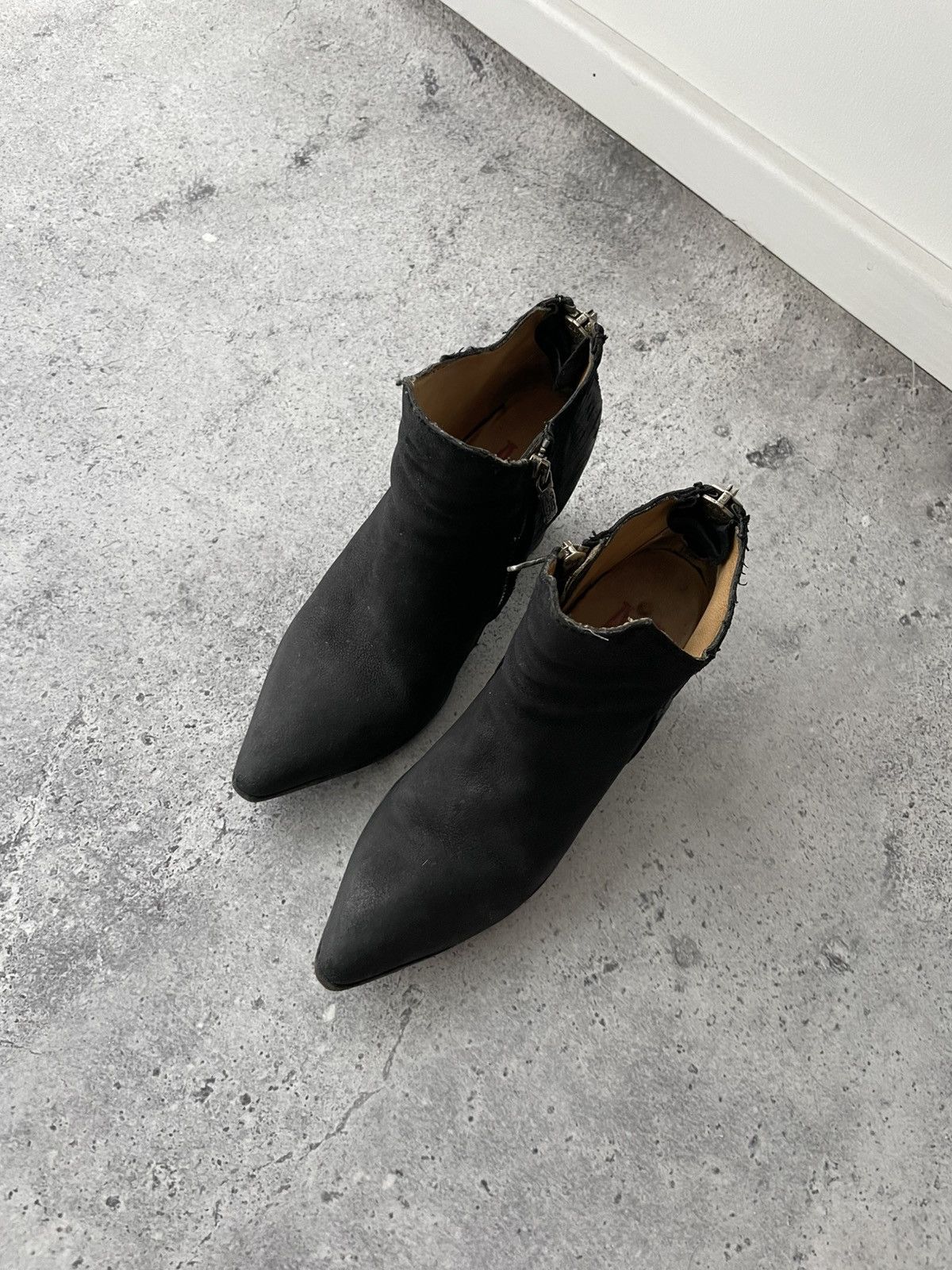 A.S.98 A.S.98 Airstep Cossacks Avant Garde Black Leather Shoes Size US 7 / IT 37 - 4 Thumbnail