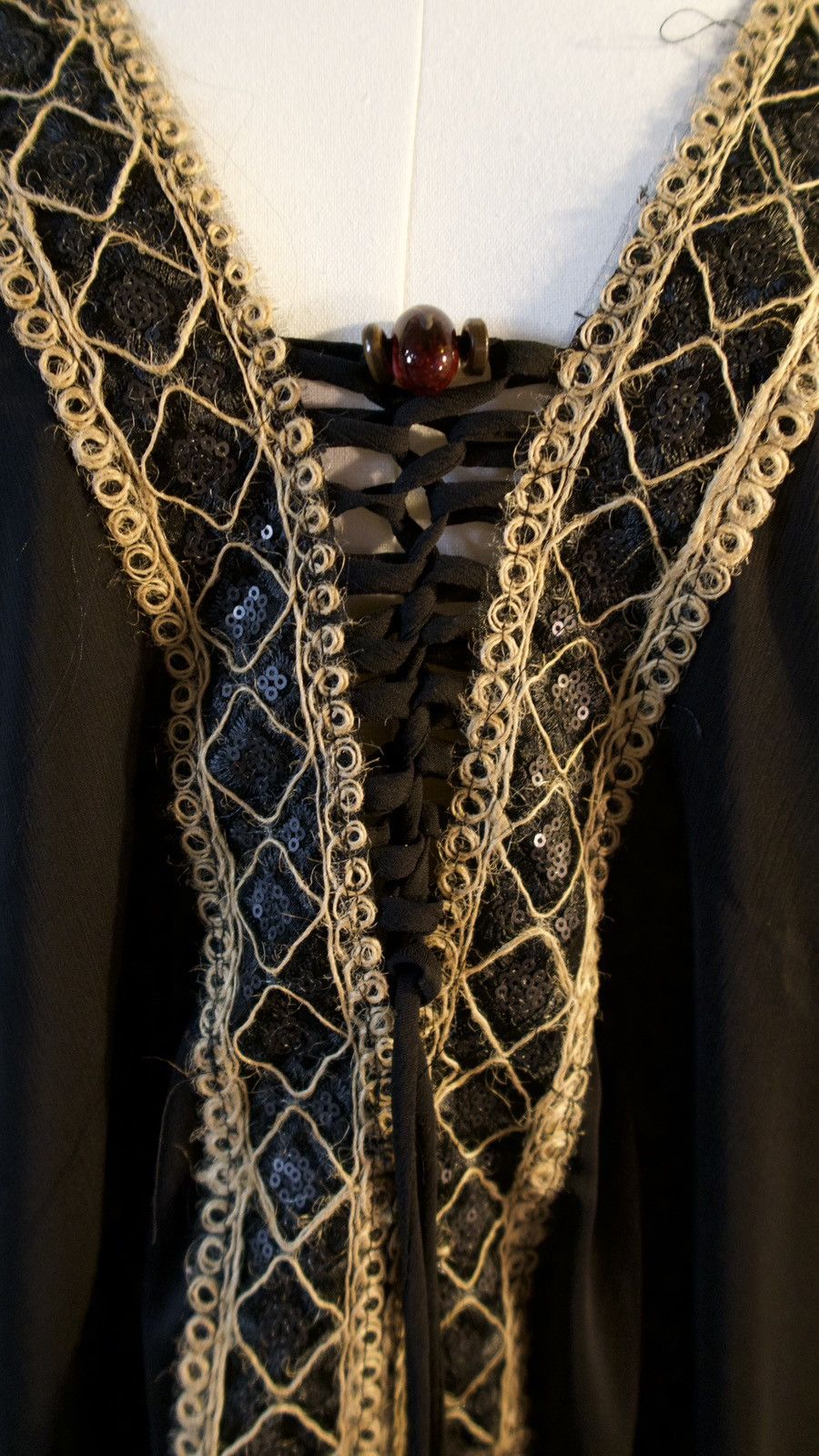 Other Midnight Ember Lace Maxi Dress Size L / US 10 / IT 46 - 5 Thumbnail