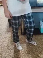 VIBE Plaid Design Vintage Pants Men Size US 29 - 2 Thumbnail