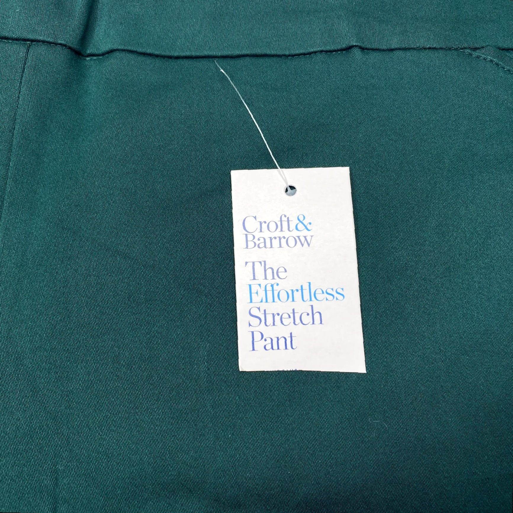 Croft & Barrow NWT Croft & Barrow Effortless Stretch Pants Womens 24W Short Green Straight Leg Size 42" / US 20 - 5 Thumbnail