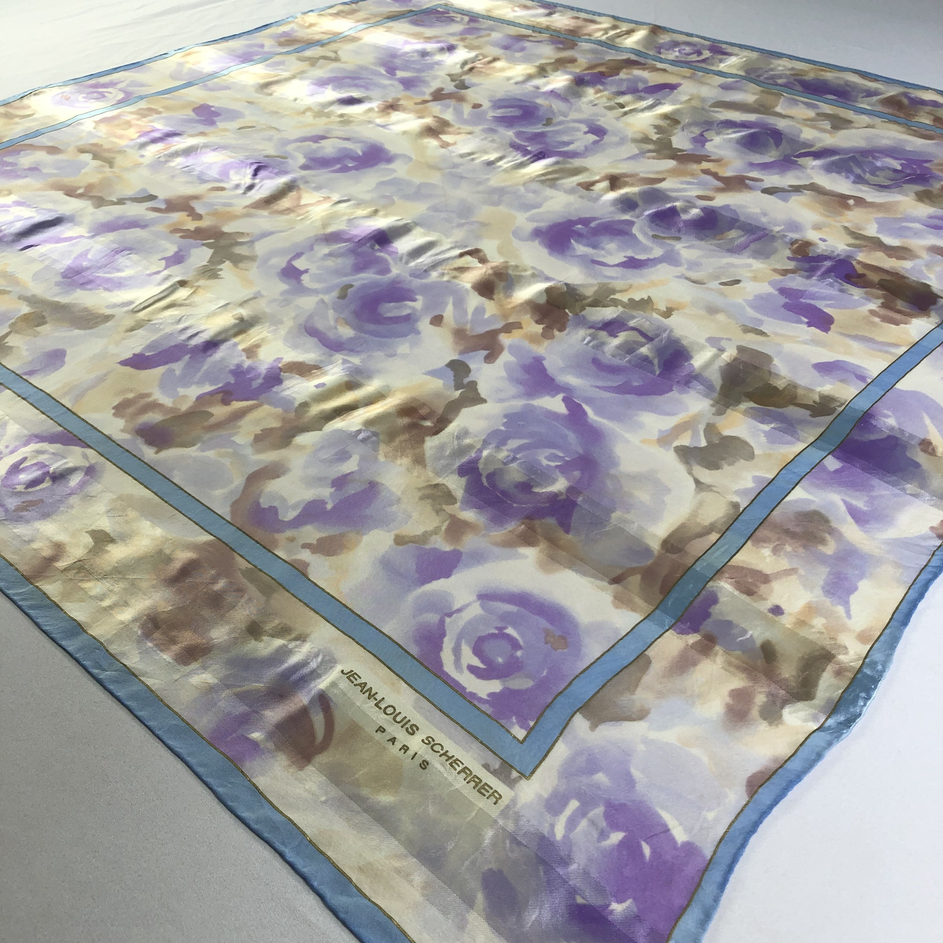 Jean-Louis Scherrer × Vintage Vintage Jean Louis Scherrer Silk Scarf Size ONE SIZE - 4 Thumbnail
