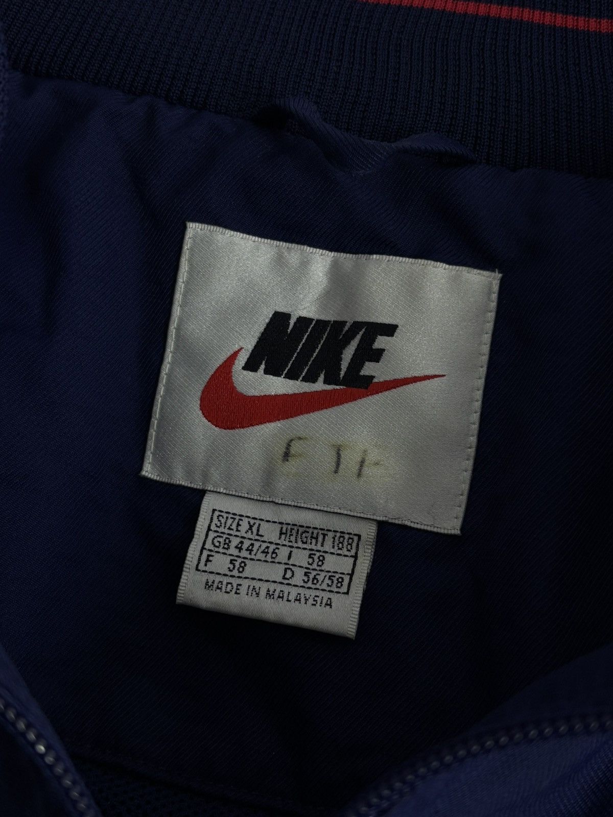 Nike Vintage 90s Nike England Rugby Union Retro Zip Jacket Size US XL / EU 56 / 4 - 21 Thumbnail