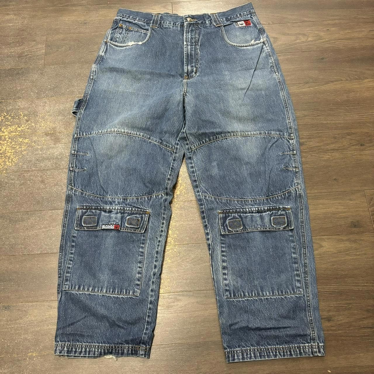Designer Vintage exco jeans 38x30 Size US 38 / EU 54 - 2 Thumbnail