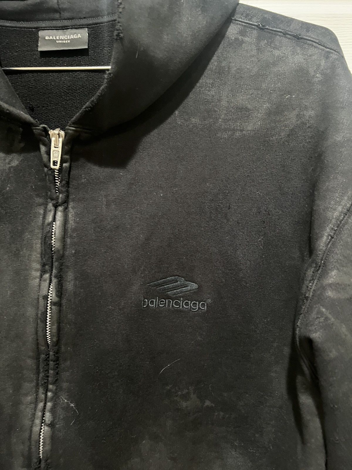 Balenciaga Balenciaga Zip-up Hoodie Size US S / EU 44-46 / 1 - 8 Thumbnail