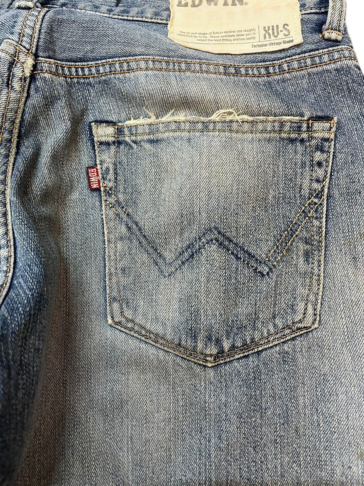 Edwin × Japanese Brand Vintage Edwin XV-S Baggy Distressed Denim Size US 32 / EU 48 - 7 Thumbnail