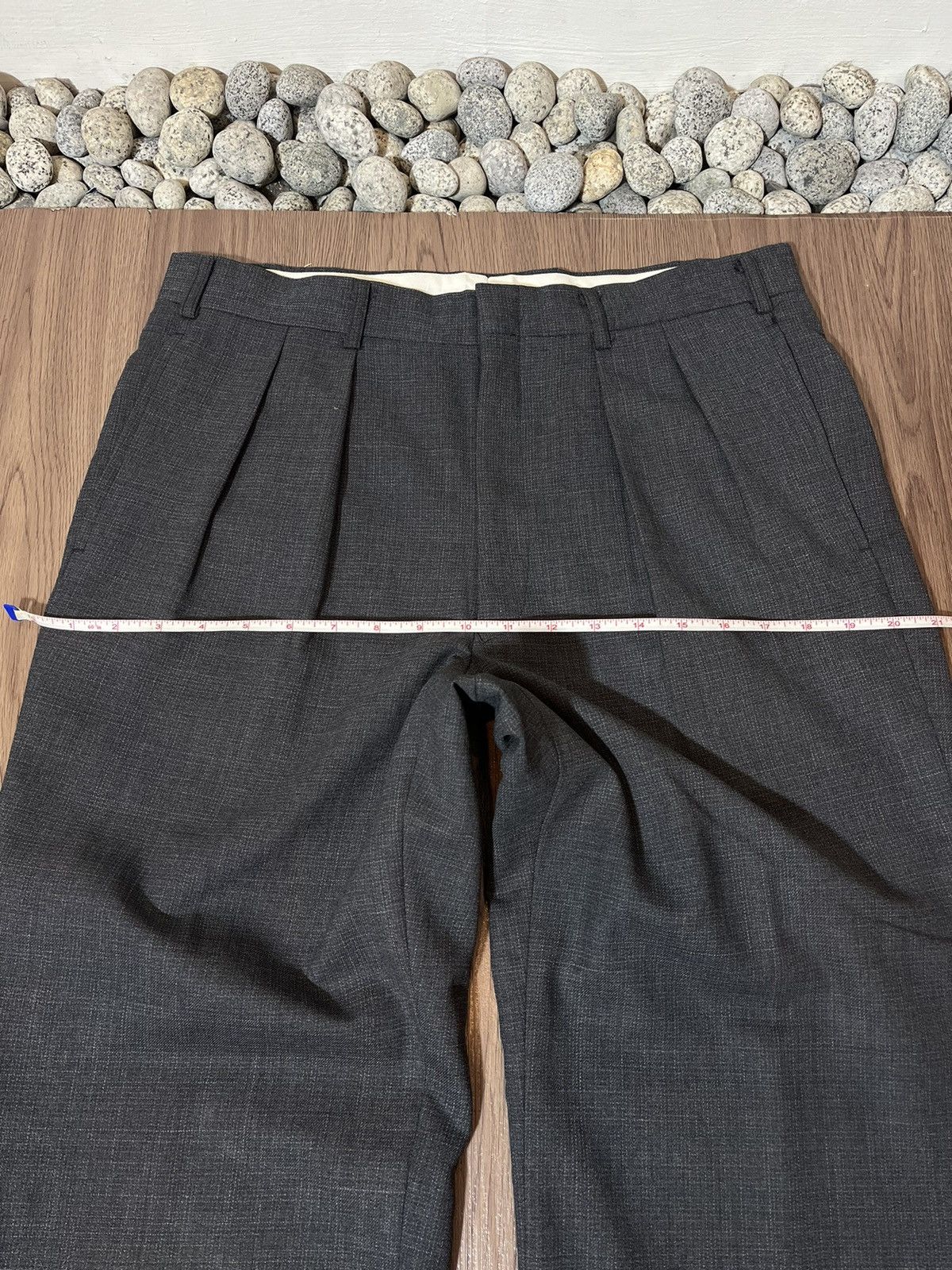 Burberry × Vintage Vintage Burberry Classic Charcoal Trouser Size US 33 - 13 Thumbnail