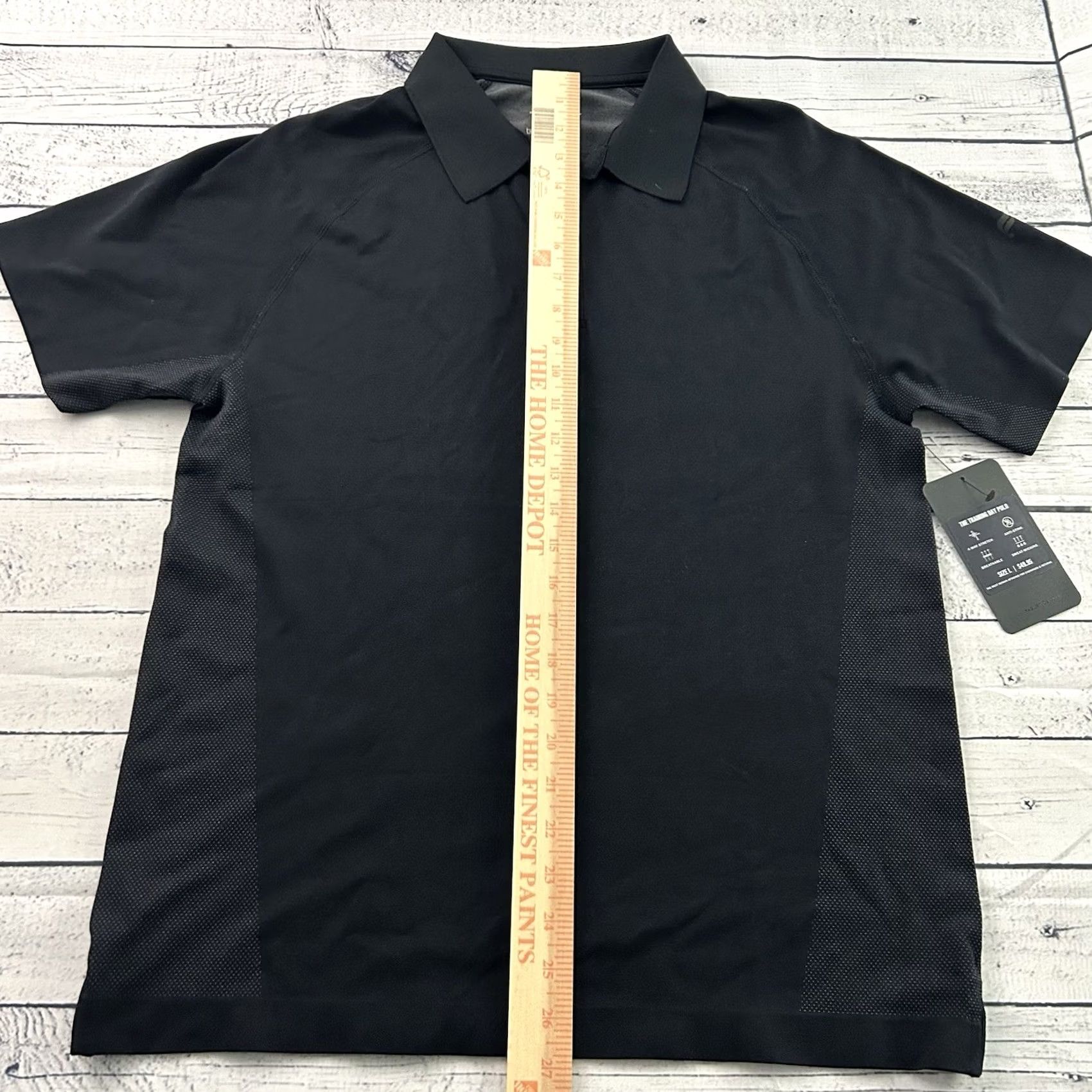 Fabletics Fabletics Short Sleeve The Training Day Polo Shirt Mens L Black 9 Size US L / EU 52-54 / 3 - 4 Thumbnail