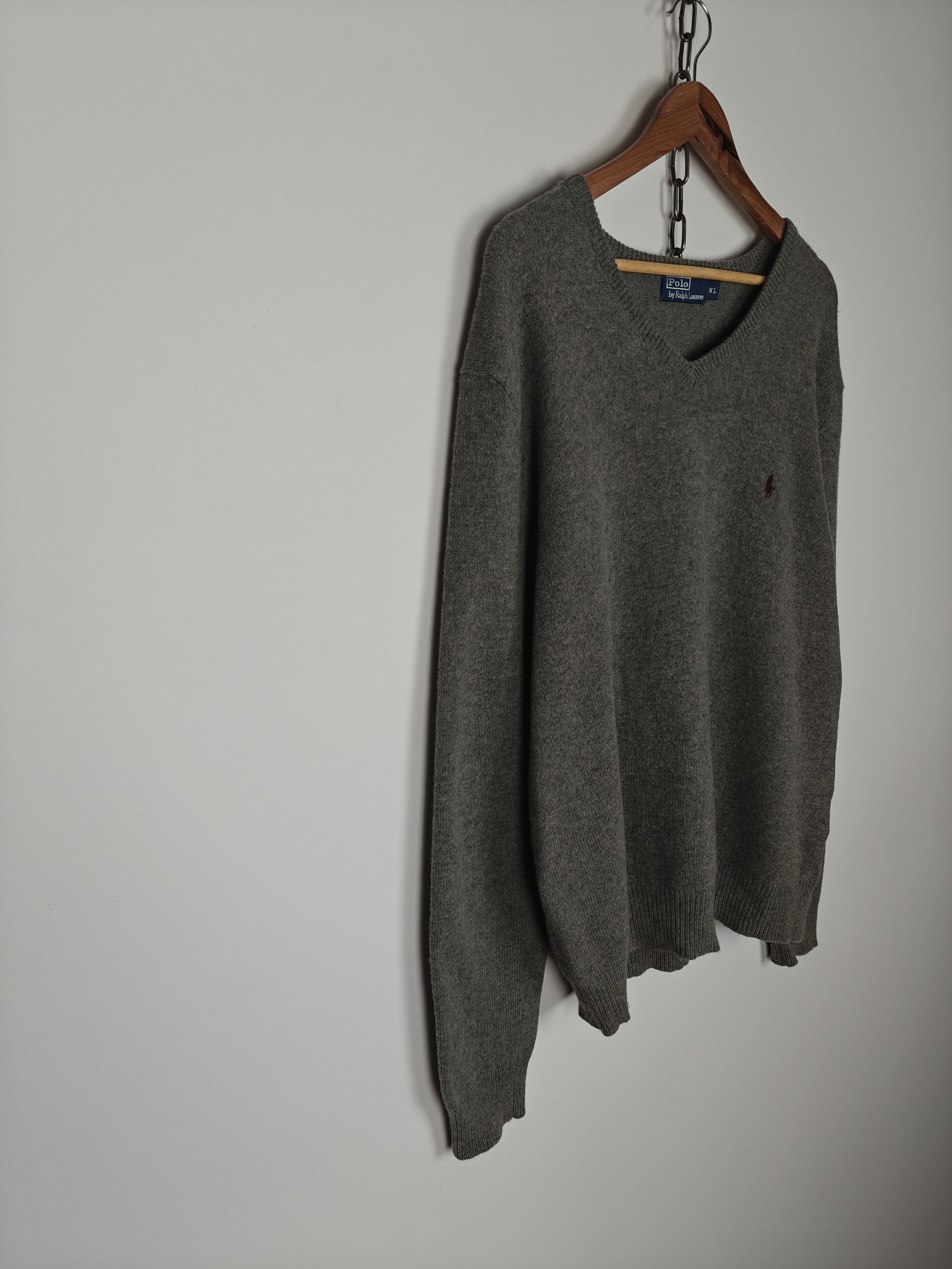Polo Ralph Lauren Polo Ralph Lauren Sweater Wool Pullover Jumper Gray size XL Size US XL / EU 56 / 4 - 5 Thumbnail