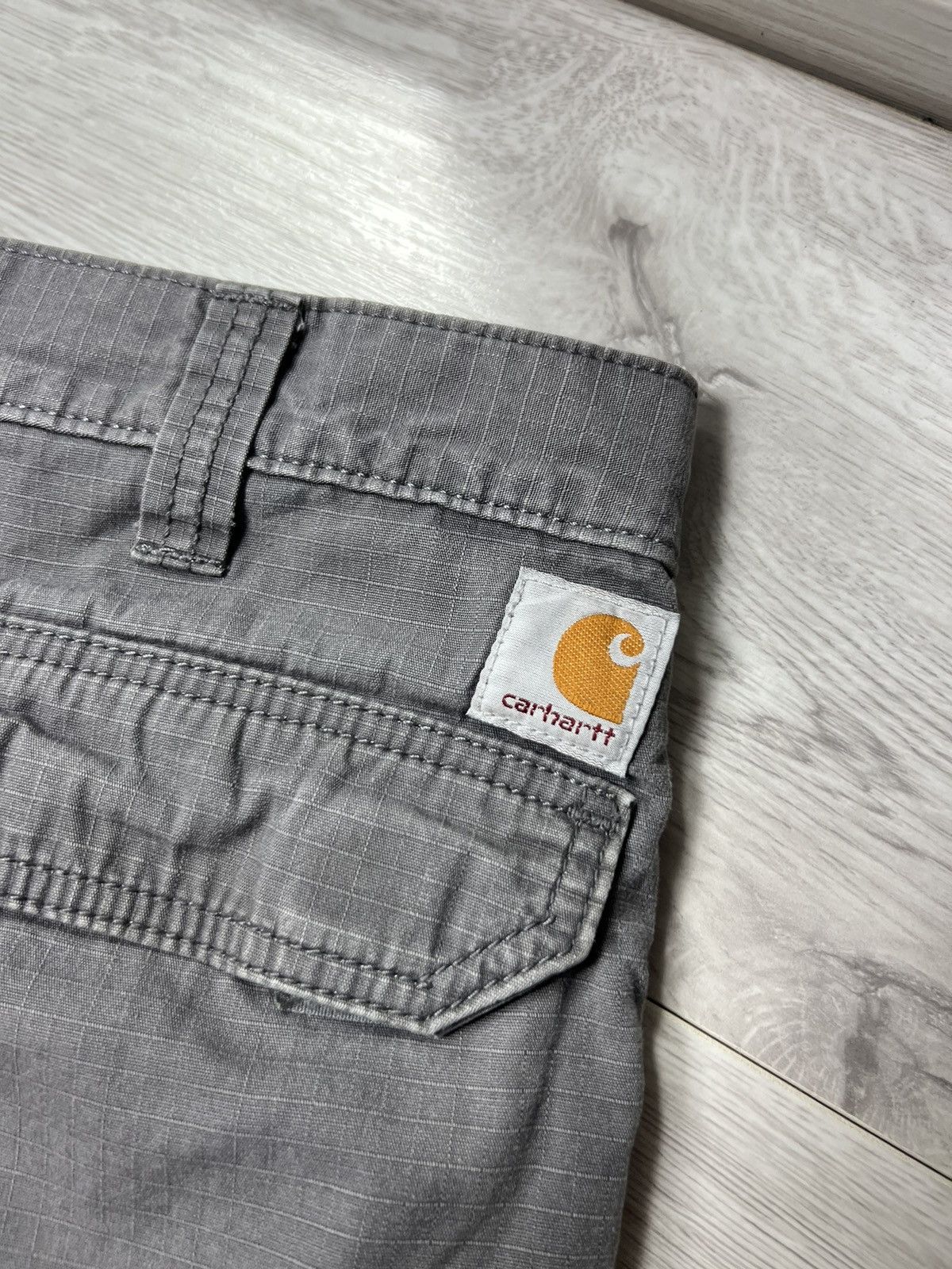 Carhartt × Vintage Carhartt Destroyed Cargo Baggy Pants Workwear Street Style Size US 33 - 8 Thumbnail
