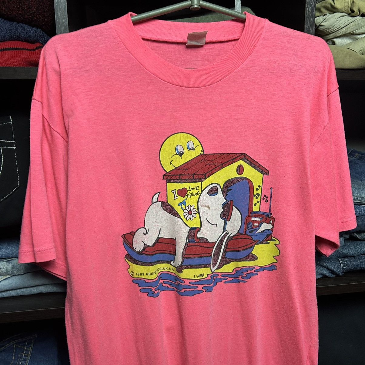 Cartoon Network Vintage Peanuts 1989 Warner Cartoon big logo tee size M Size US M / EU 48-50 / 2 - 2 Thumbnail