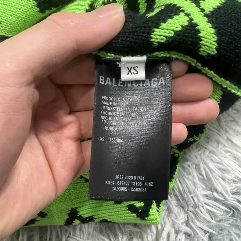Balenciaga Balenciaga Logo jacquard crewneck pullover sweater Size US XS / EU 42 / 0 - 4 Thumbnail