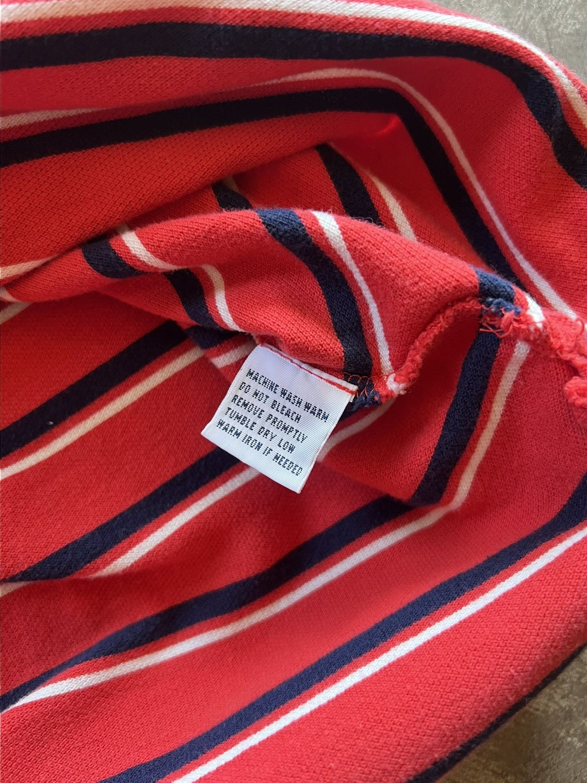 Polo Ralph Lauren Polo Ralph Lauren Red Striped Shirt Size US XL / EU 56 / 4 - 5 Thumbnail