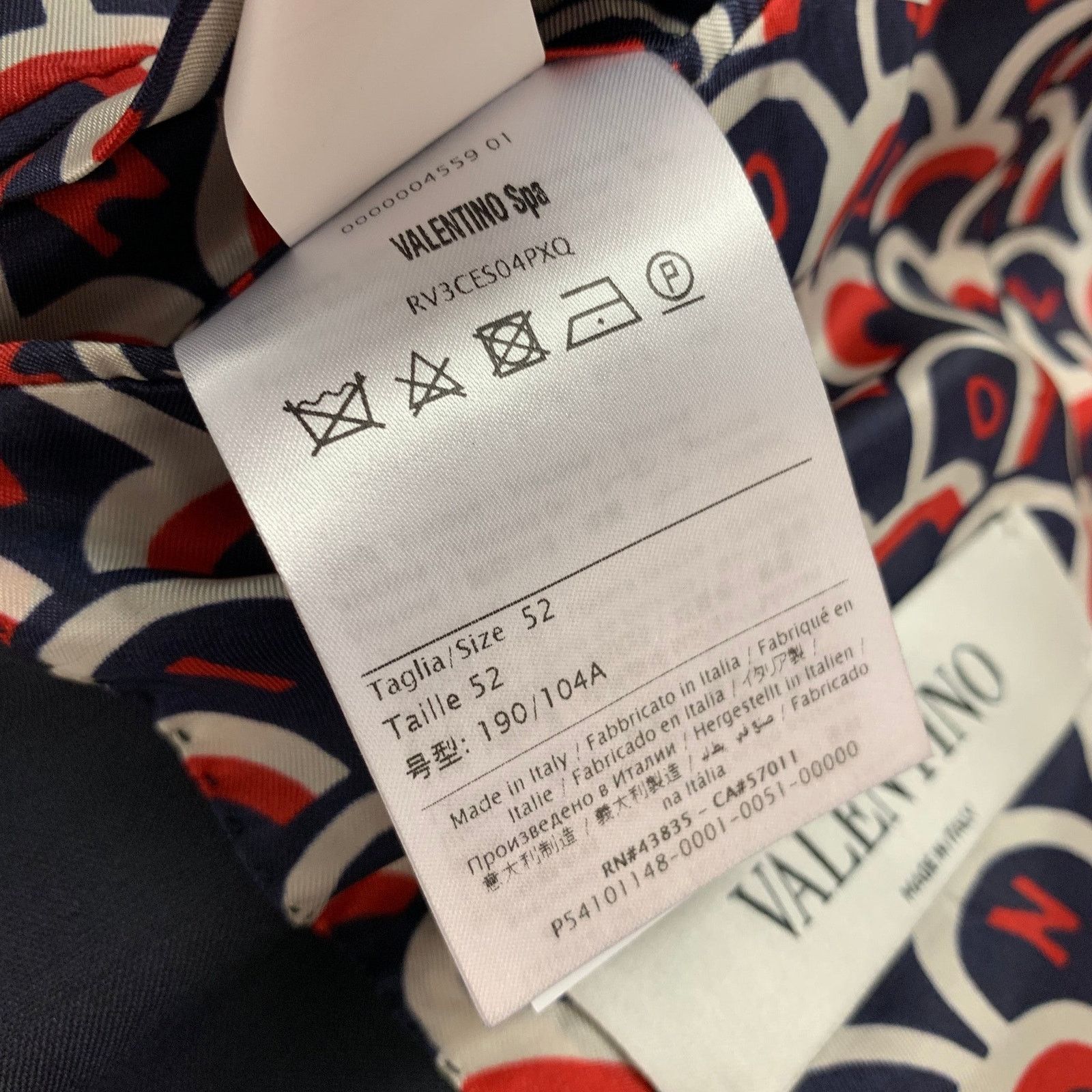 Valentino VALENTINO Size 42 Navy Wool Mohair Notch Lapel Sport Coat Size 42R - 5 Thumbnail