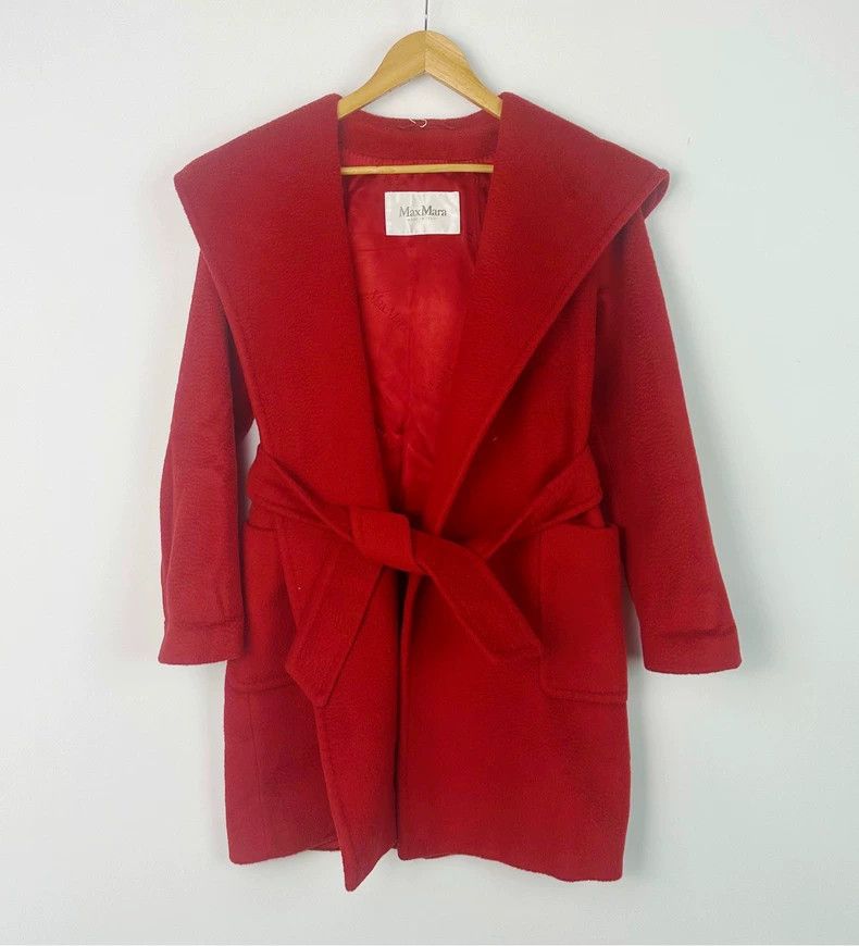 Max Mara Max Mara Red camel hair coat Size S / US 4 / IT 40 - 1 Thumbnail