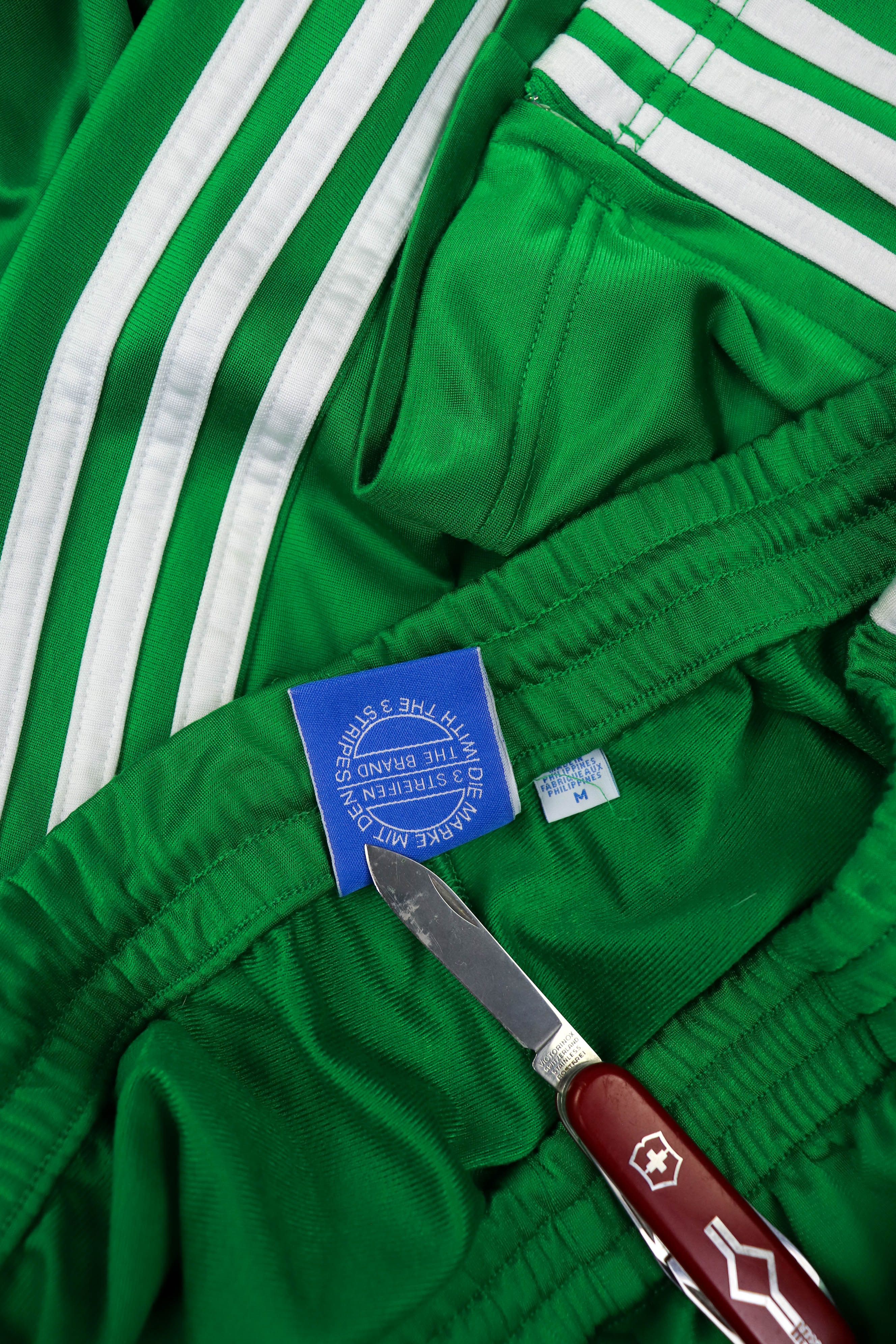 Adidas Adidas 2011 Apple Green Three Stripes Track Pants Size US 32 / EU 48 - 7 Thumbnail