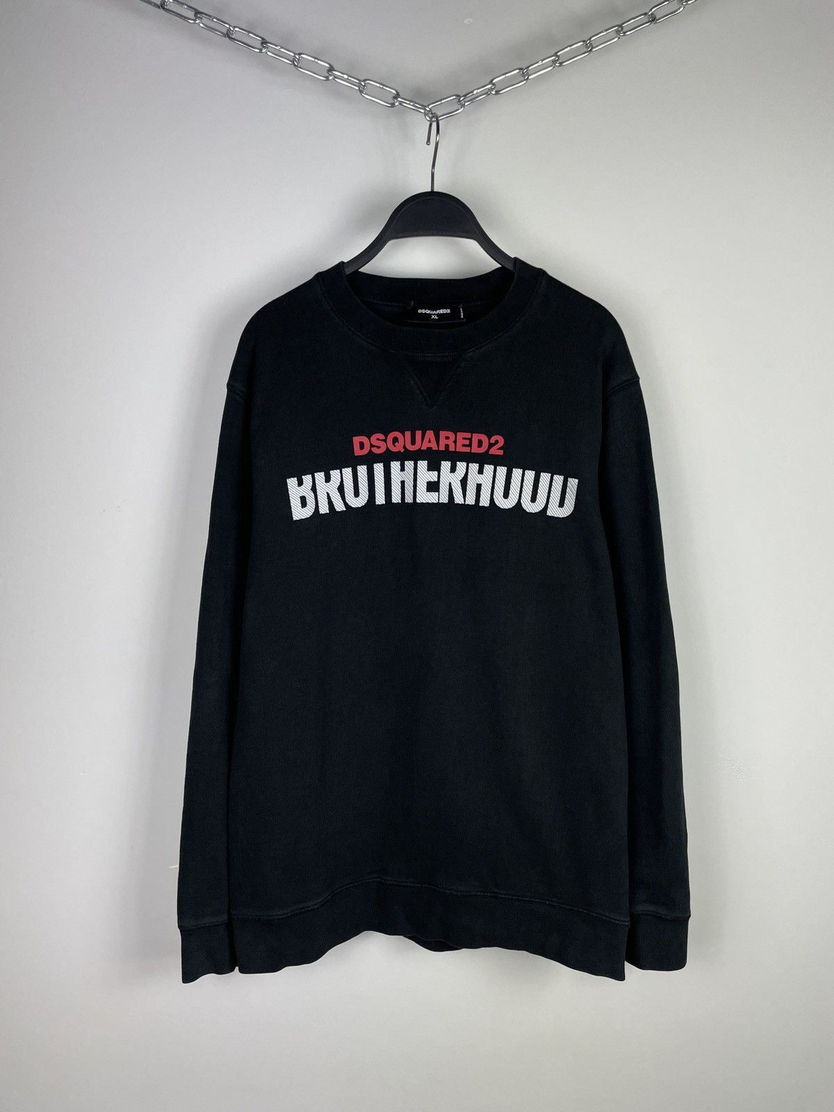 Designer × Dsquared2 Dsquared2 Brotherhood Men’s Sweatshirt Size US XL / EU 56 / 4 - 1 Thumbnail
