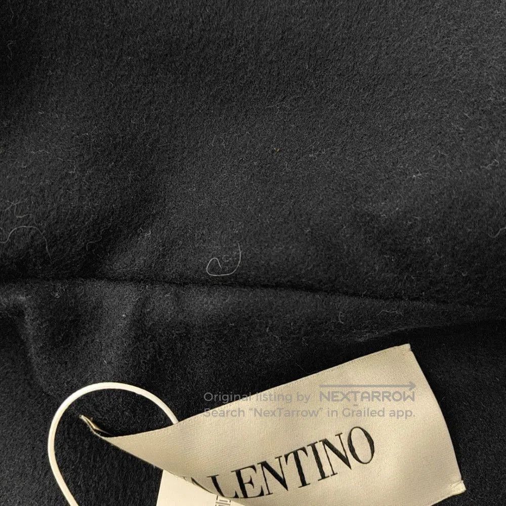 Valentino Valentino Blue Wool Cape Coat M. Size S / US 4 / IT 40 - 5 Thumbnail