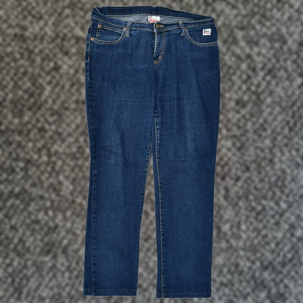 Vintage ROY ROGERS Womens Slim Jeans Blue Cotton XL W34 L29 Size 40" / US 18 - 1 Thumbnail