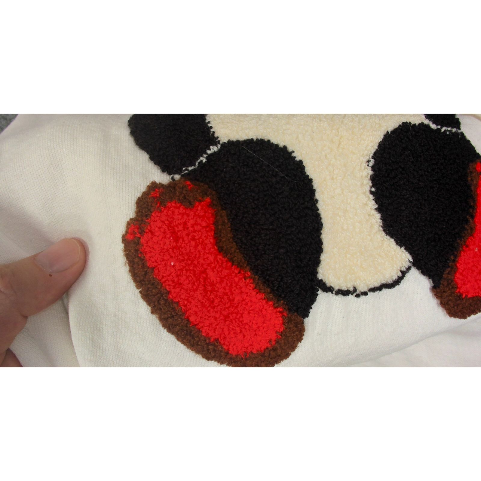 Jerzees VTG Jerzees Custom Cutoff Cowboy Panda Chenille Sweatshirt Size US L / EU 52-54 / 3 - 8 Thumbnail