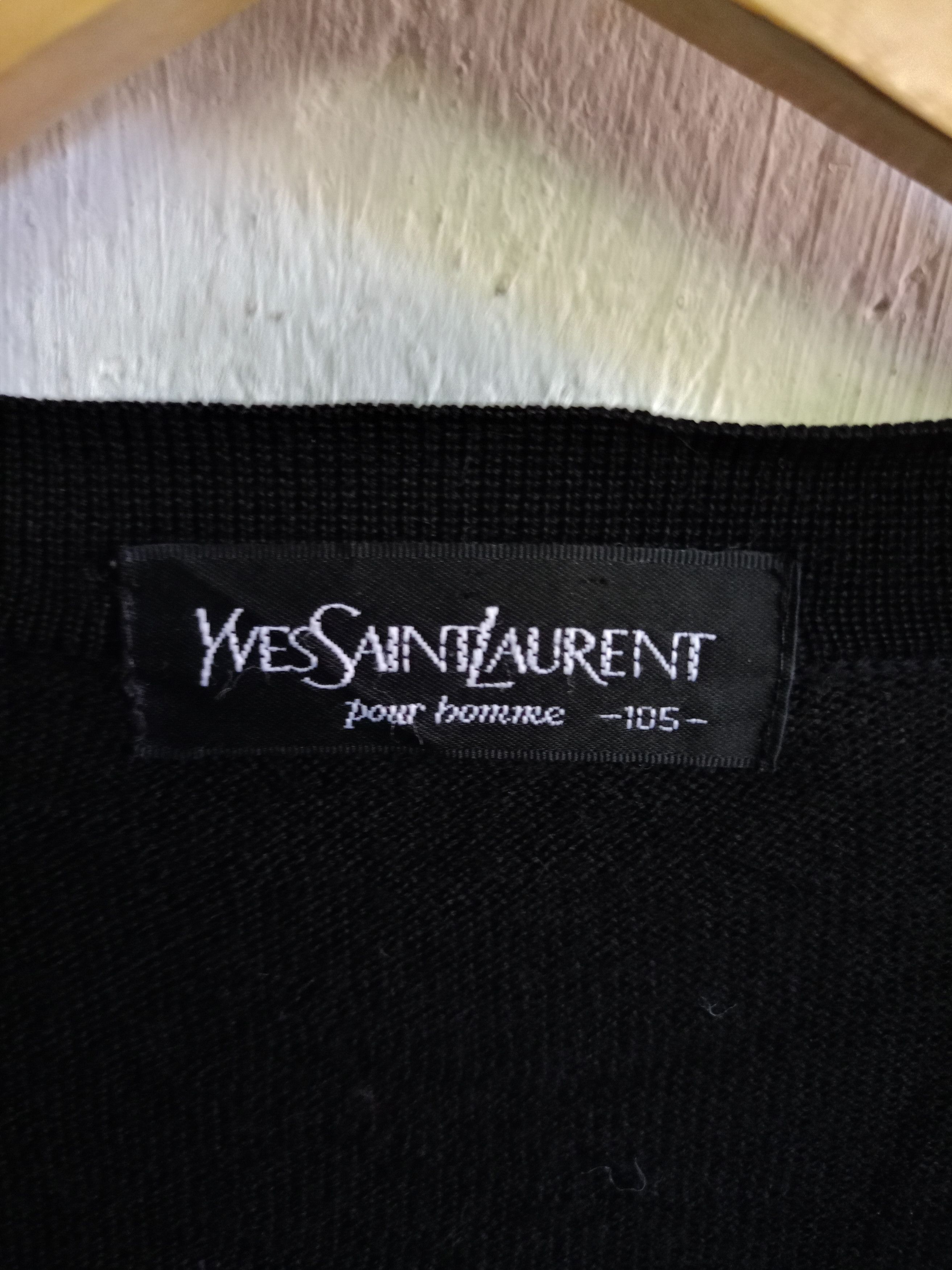 Yves Saint Laurent Vintage Yves Saint Laurent Knit Cardigan Size US XL / EU 56 / 4 - 4 Thumbnail