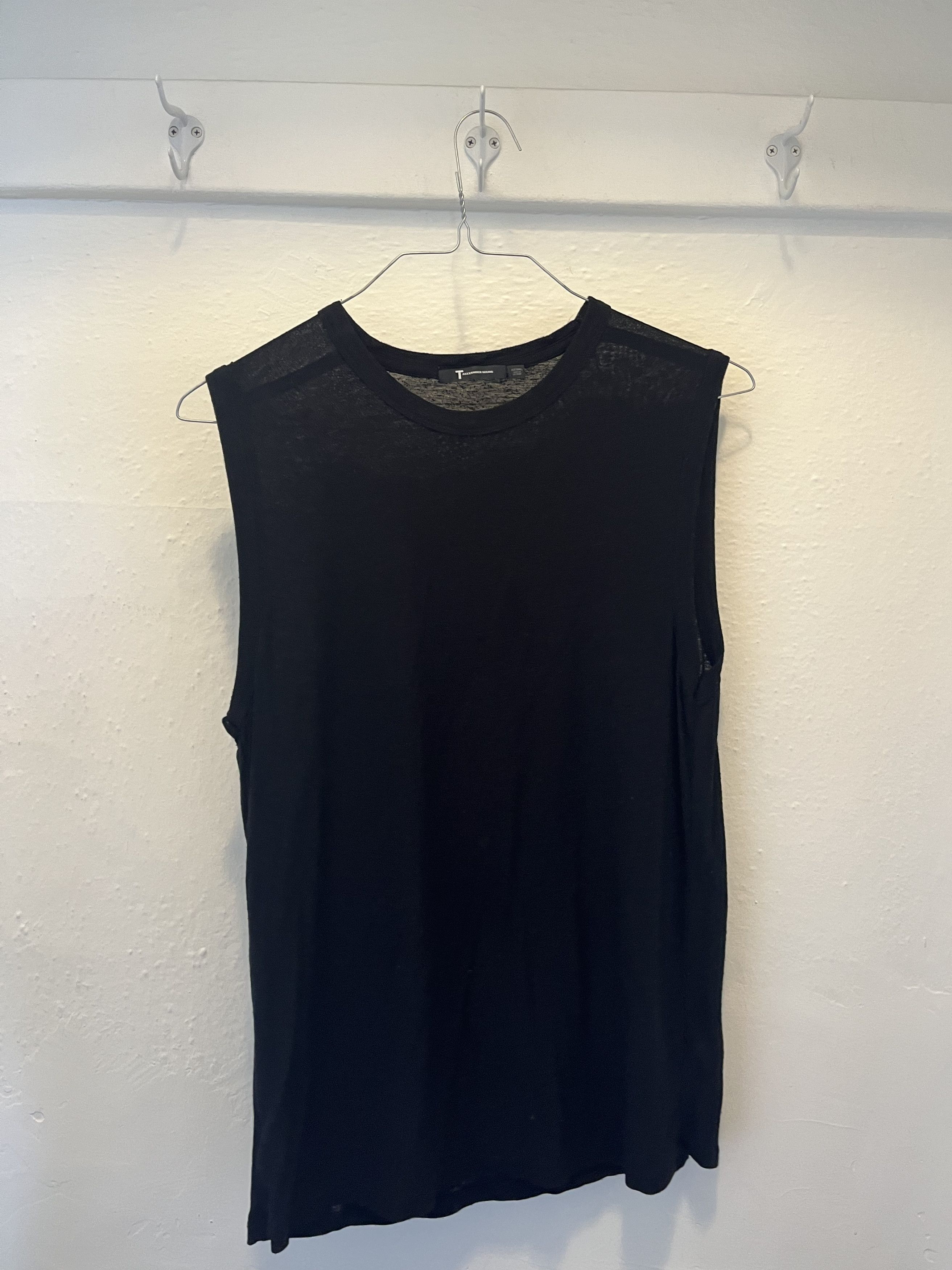 image of Alexander Wang Muscle Tee in Black, Men's (Size XS)