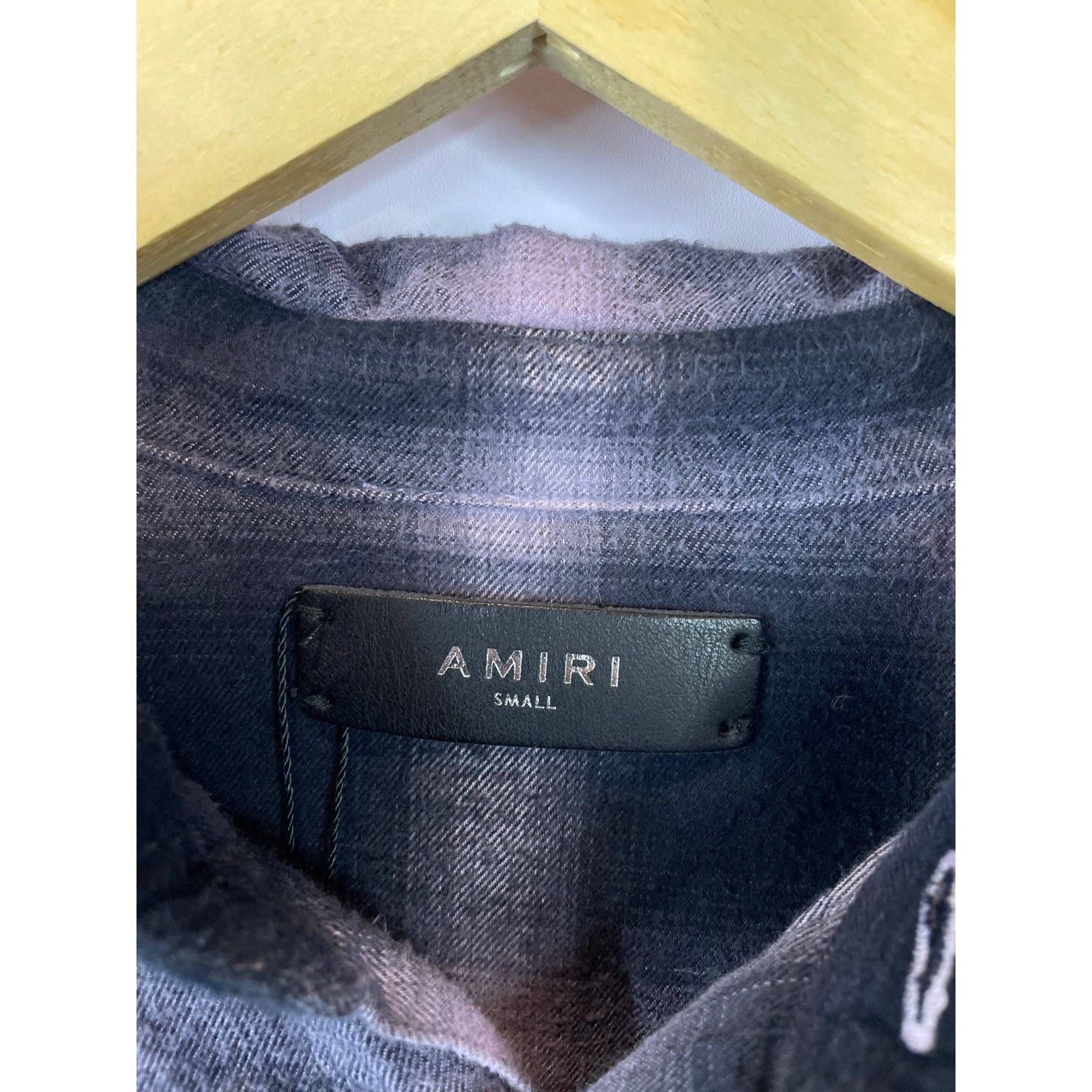 Amiri Amiri Black Purple Flannel Used Small Size US S / EU 44-46 / 1 - 3 Thumbnail
