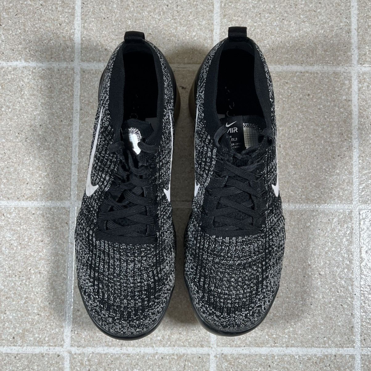 Nike Nike Air Vapormax Flyknit 3 Shoes 10.5 Black Oreo Sneakers Size US 10.5 / EU 43-44 - 3 Thumbnail