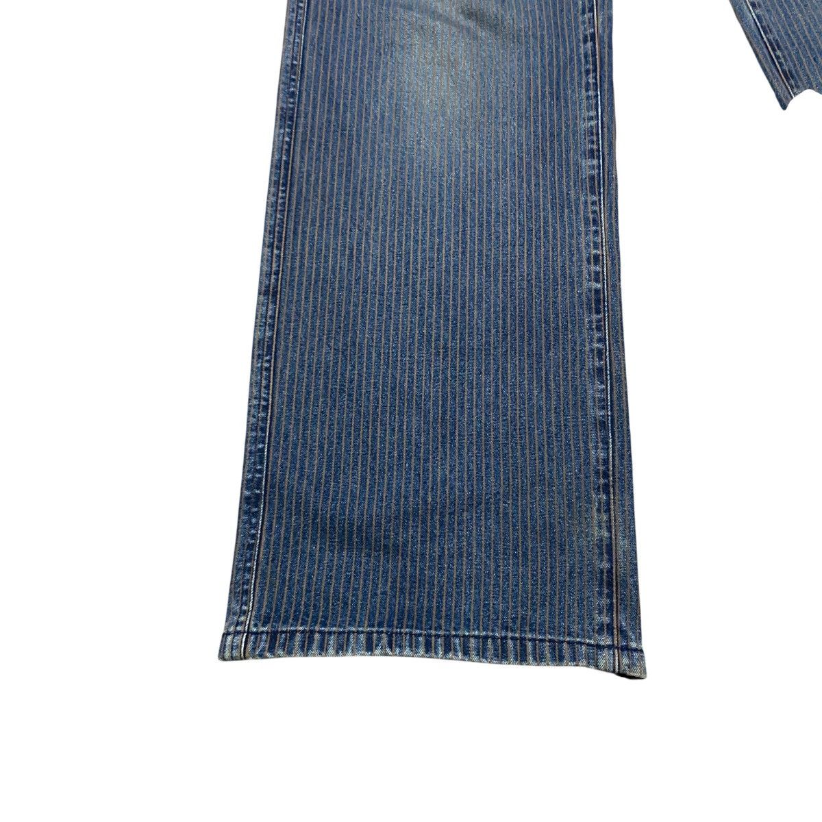 Comme Ca Ism × Japanese Brand COMME CA ISM Denim Hickory Flare Pants Size US 32 / EU 48 - 8 Thumbnail