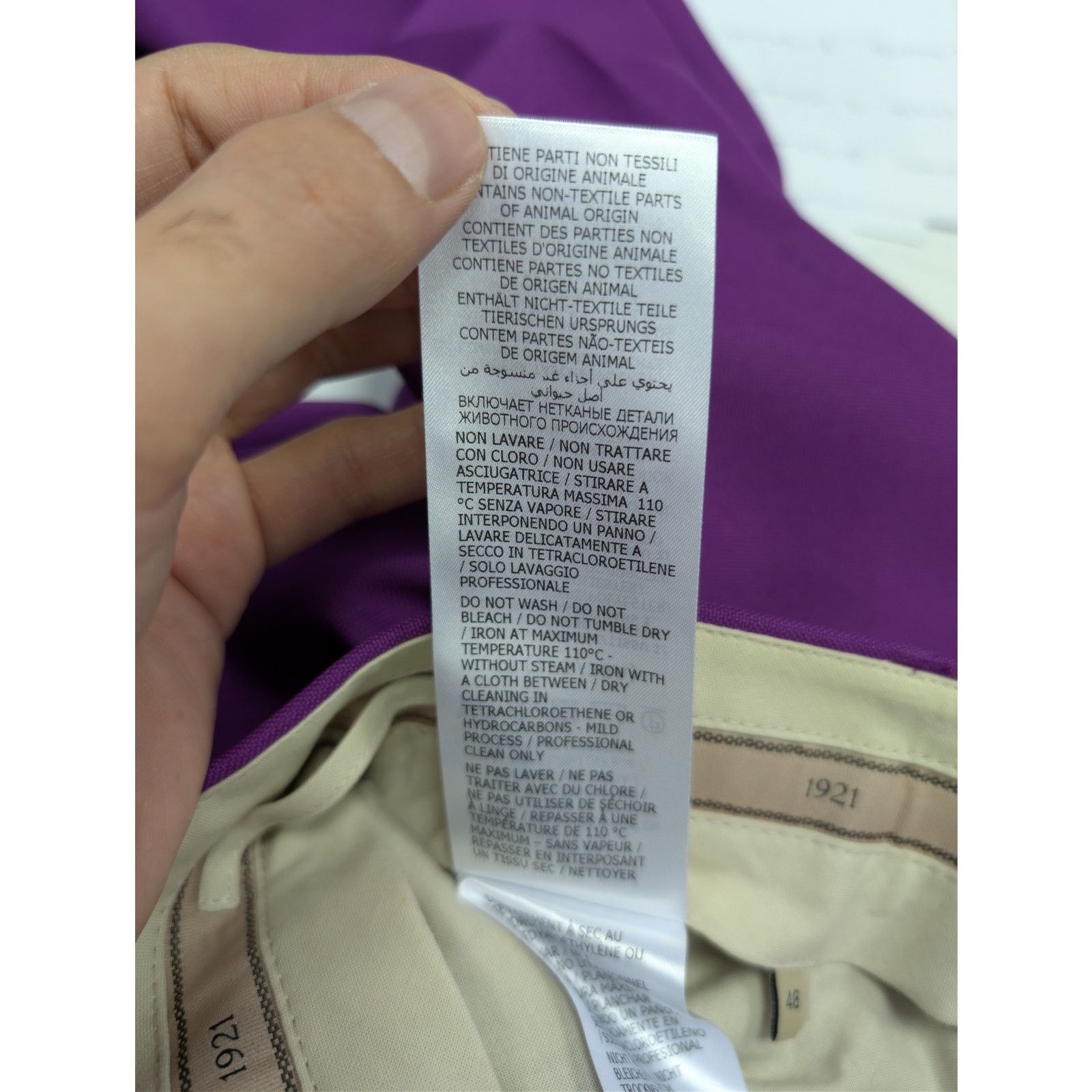 Gucci o1rshd1 Formal Pants in Bright Purple Size US 32 / EU 48 - 16 Thumbnail