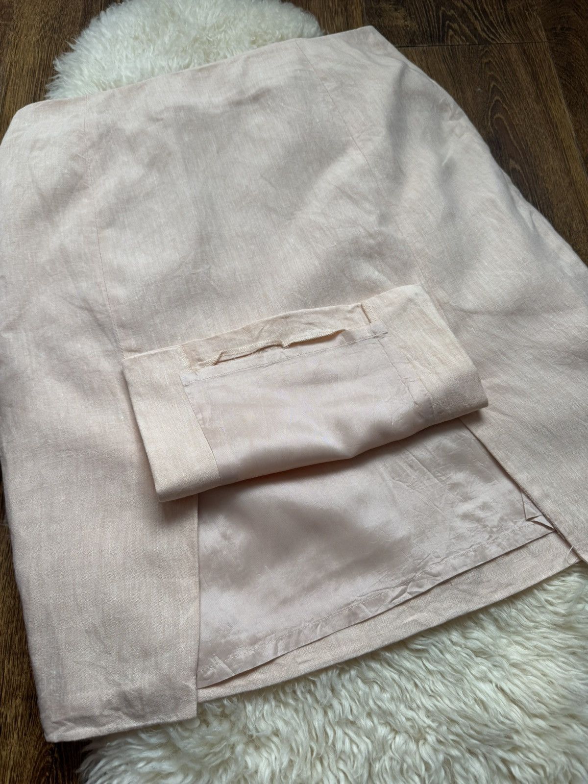 Vogue Vogue linen skirt in very good condition size 38 Size 30" / US 8 / IT 44 - 4 Thumbnail