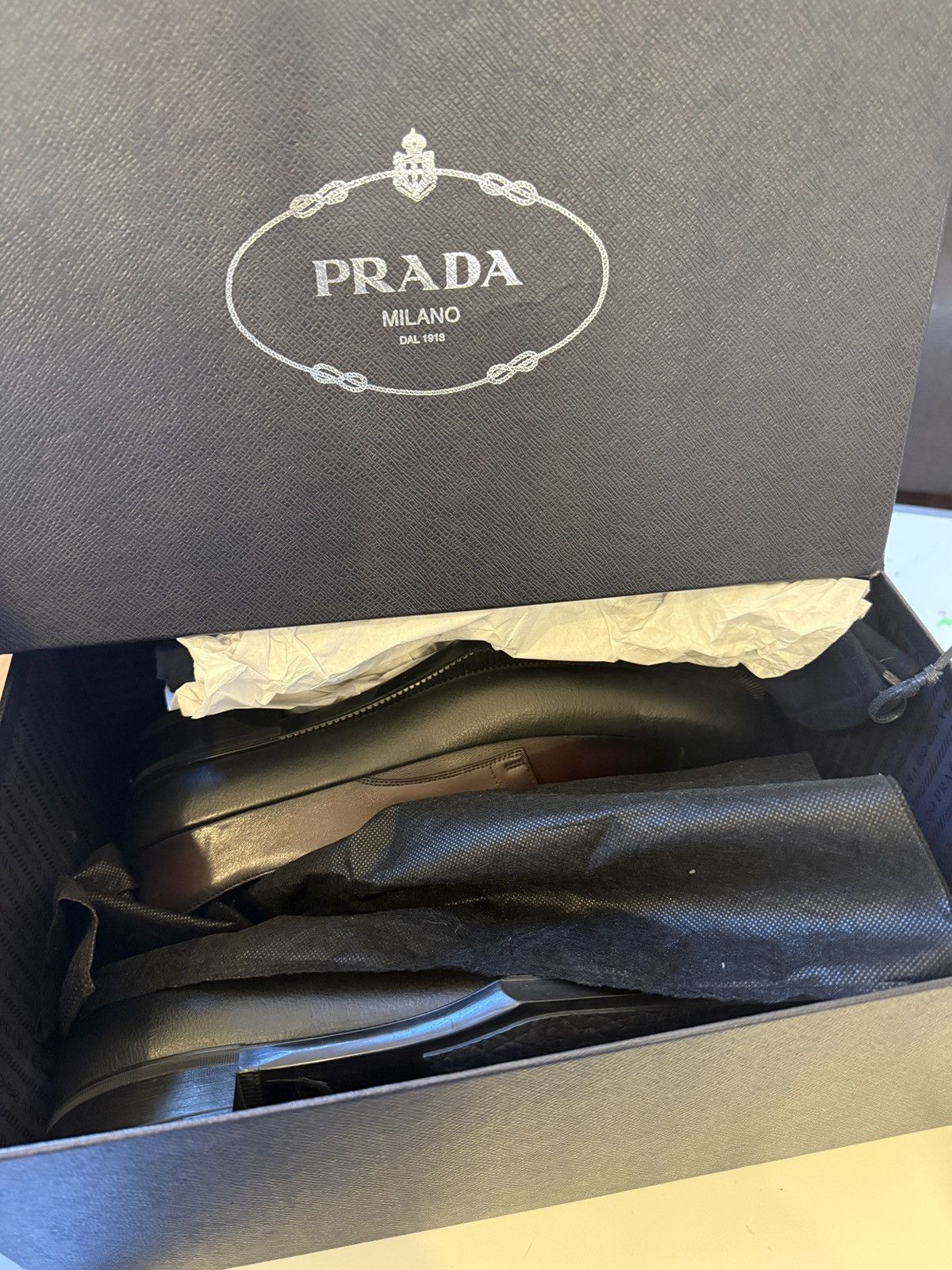 Prada Prada Rubber Dipped Oxfords Brown Size US 9.5 / EU 42-43 - 4 Thumbnail