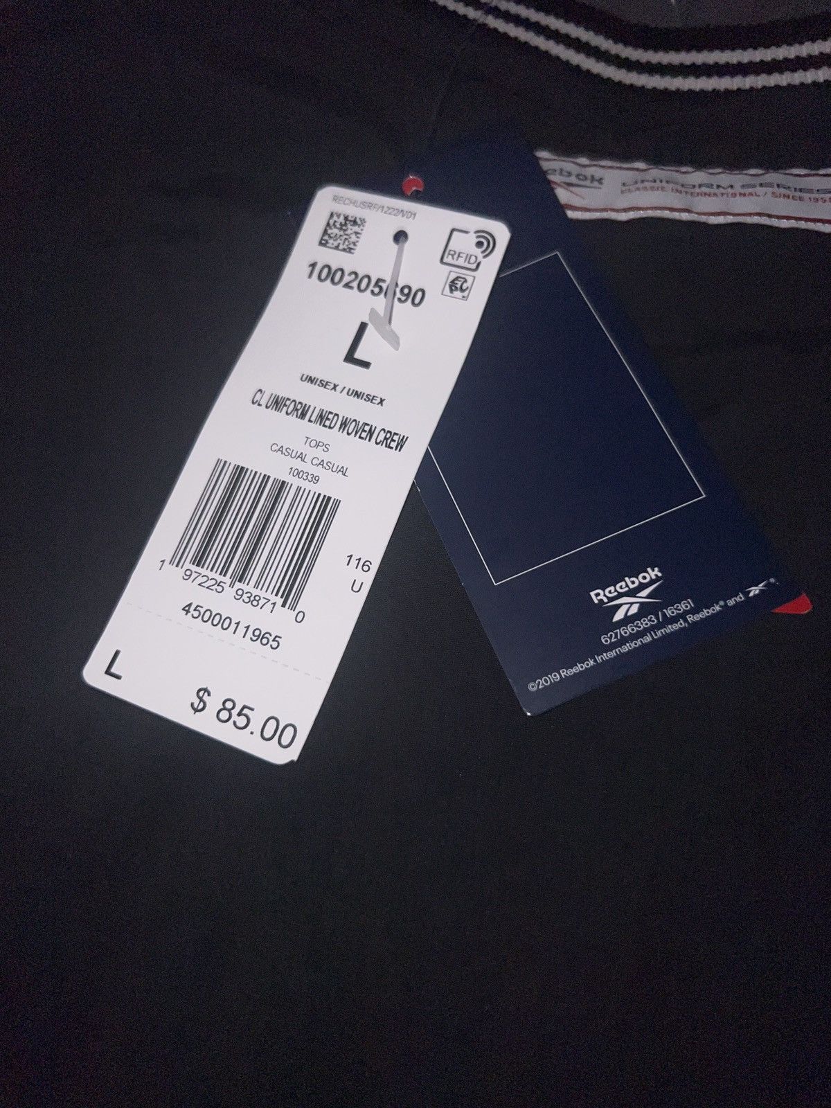 Reebok Reebok Windbreaker Sweater Size US L / EU 52-54 / 3 - 3 Thumbnail