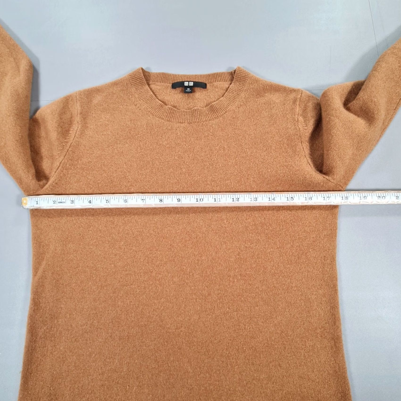Uniqlo VINTAGE? Uniqlo Womens Jumper Brown XS Cashmere Crew Neck Knit Pullover Size XS / US 0-2 / IT 36-38 - 5 Thumbnail