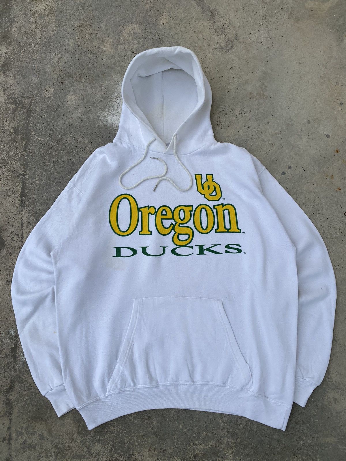 NCAA Vintage OU Oregon Ducks Pull Over Hoodie Size US L / EU 52-54 / 3 - 1 Thumbnail