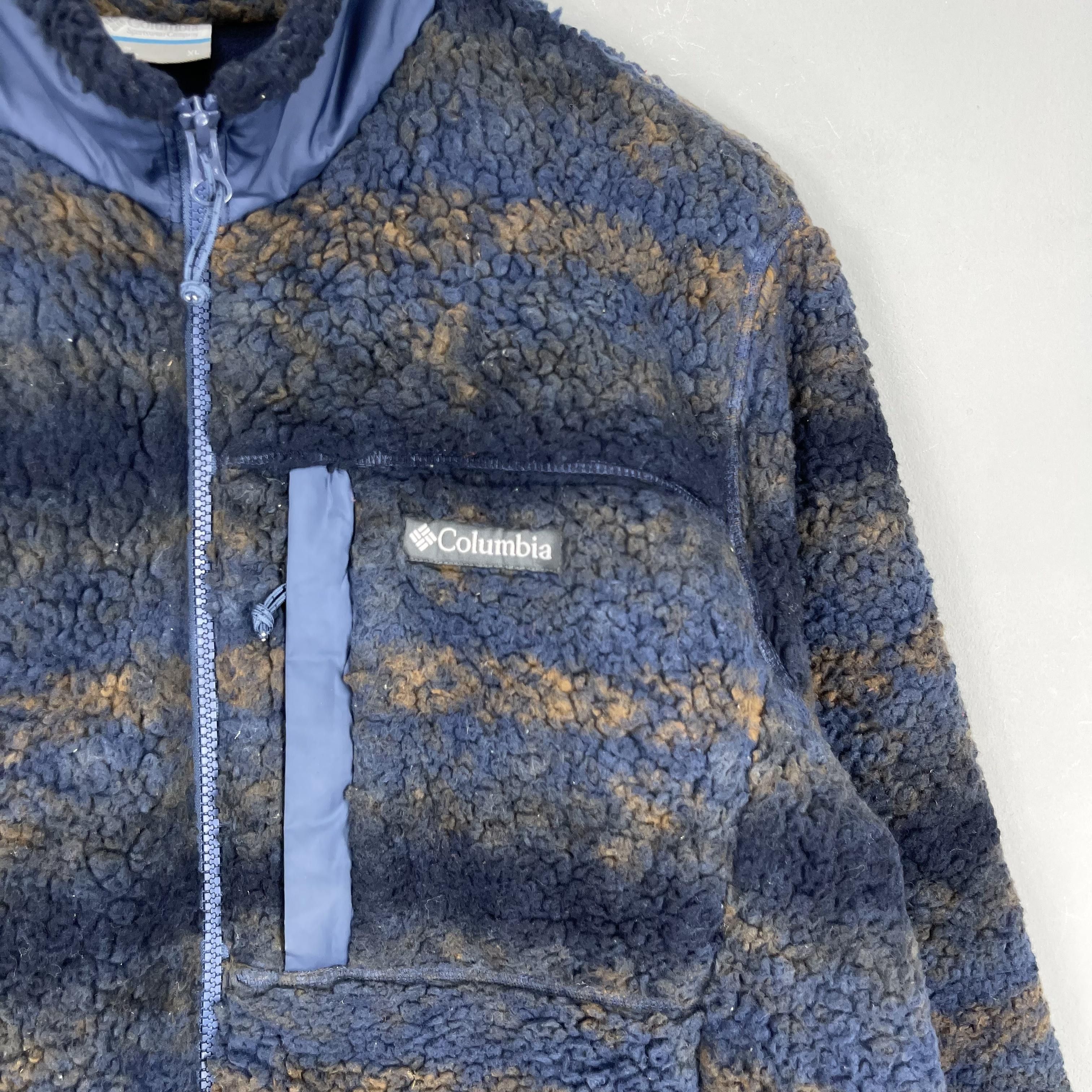 Columbia Vintage 1990s COLUMBIA Steen Mountain Blanket Print Fleece Size US L / EU 52-54 / 3 - 3 Thumbnail