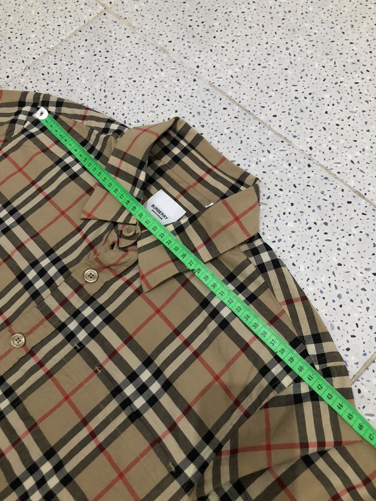 Burberry × Designer × Vintage Burberry London England Logo Print Checked Size US S / EU 44-46 / 1 - 16 Thumbnail